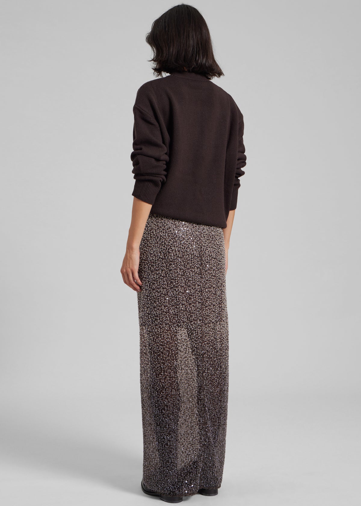 Rotate Beaded Maxi Skirt - Nougat Comb - 5