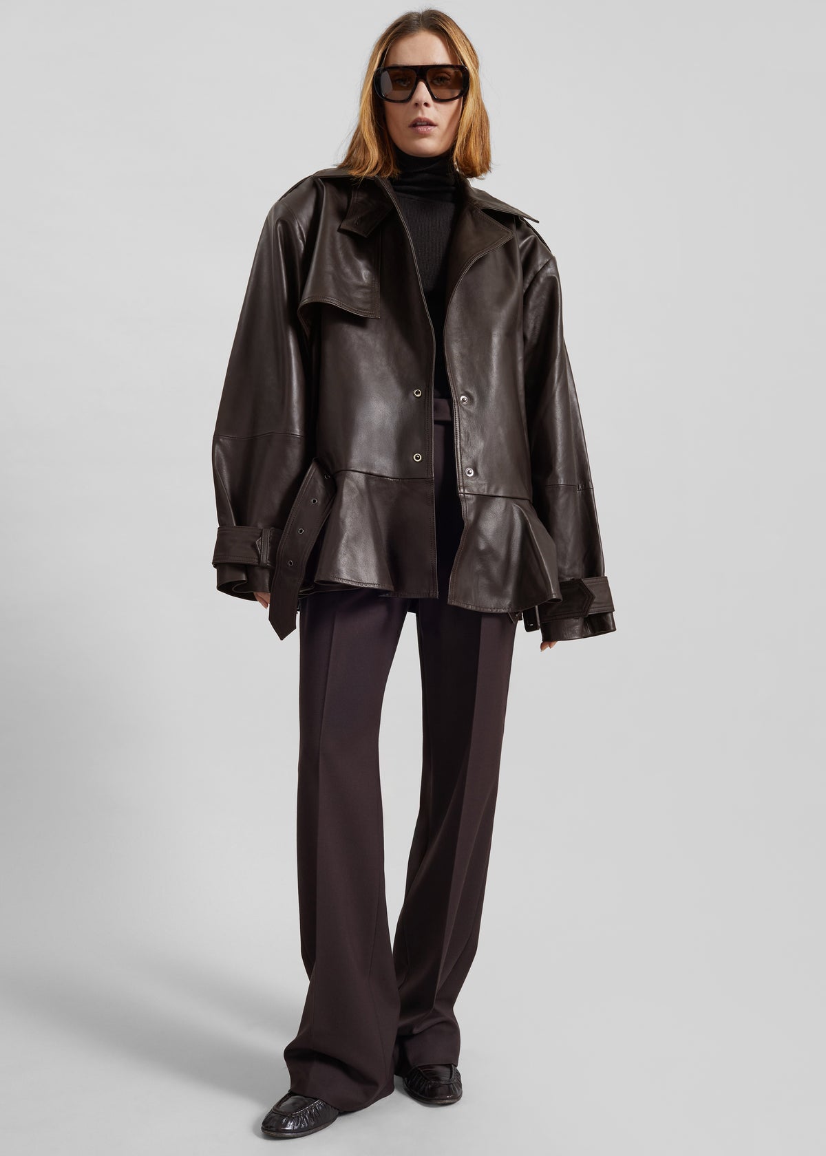 Rotate Biker Leather Jacket - Molé - 3