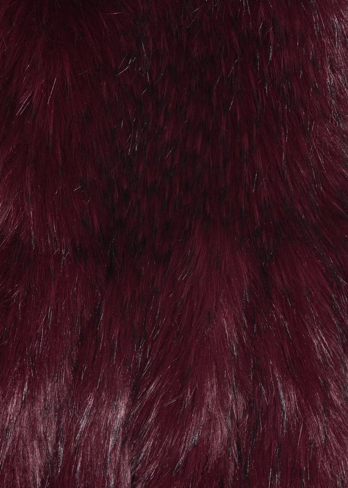 Rotate Faux Fur Scarf - Zinfandel - 7