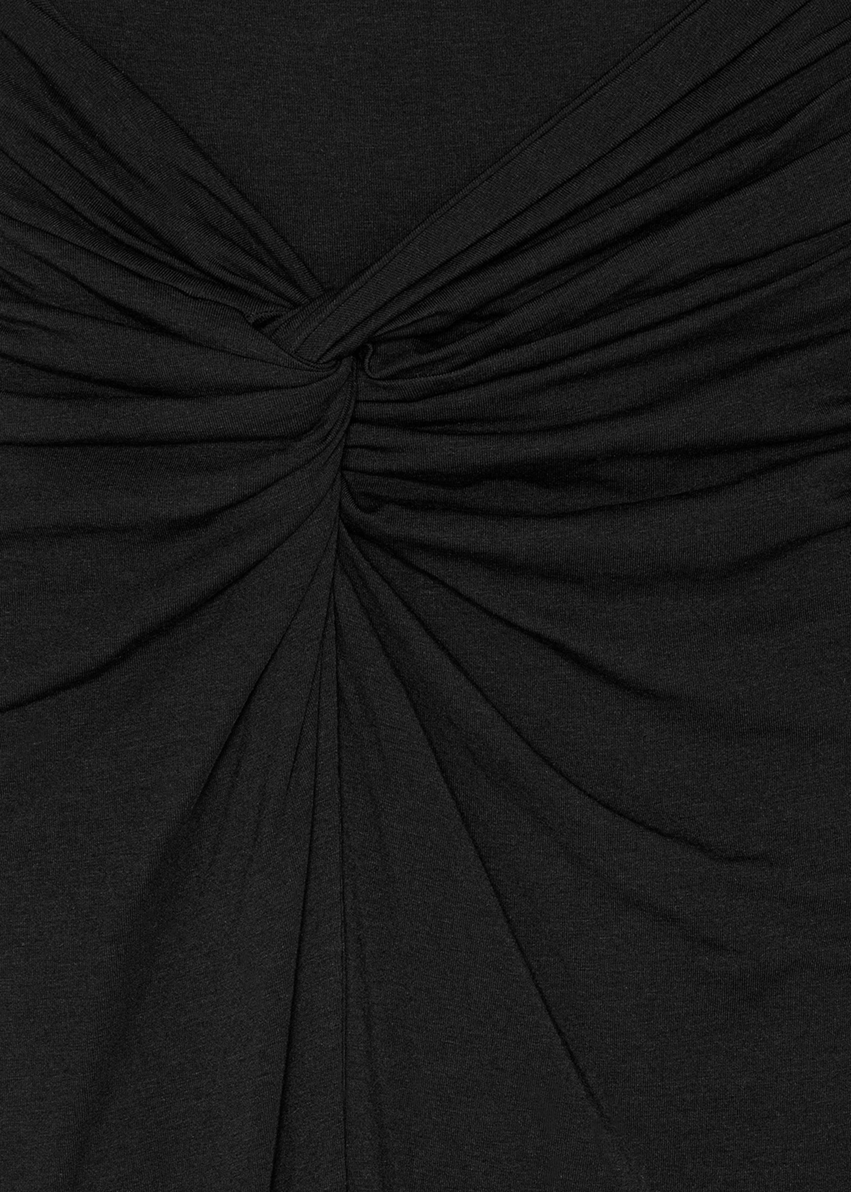 Rotate Fitted Twisted Skirt - Black - 8