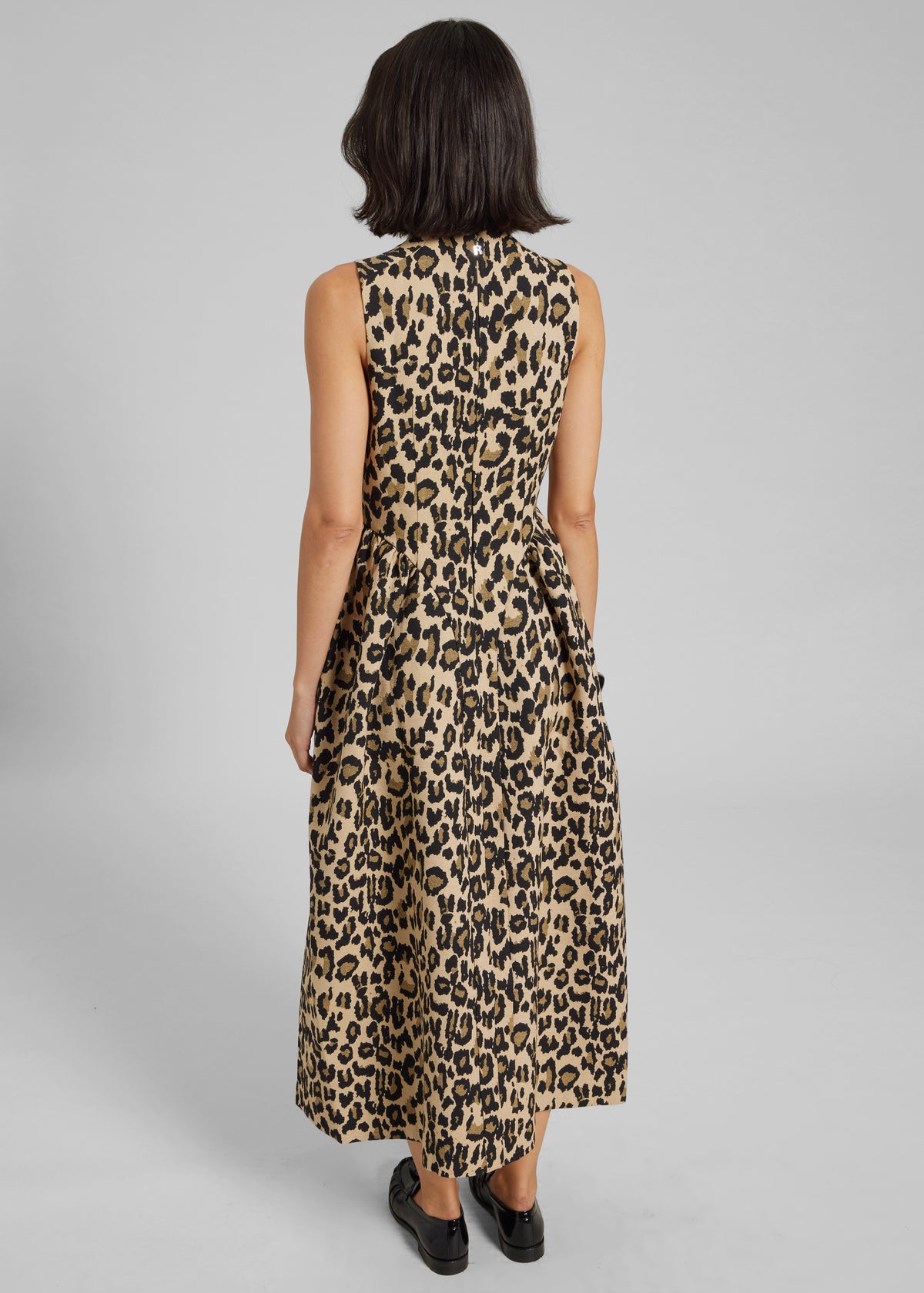 Rotate Jacquard Midi Dress - Dijon Comb - 8