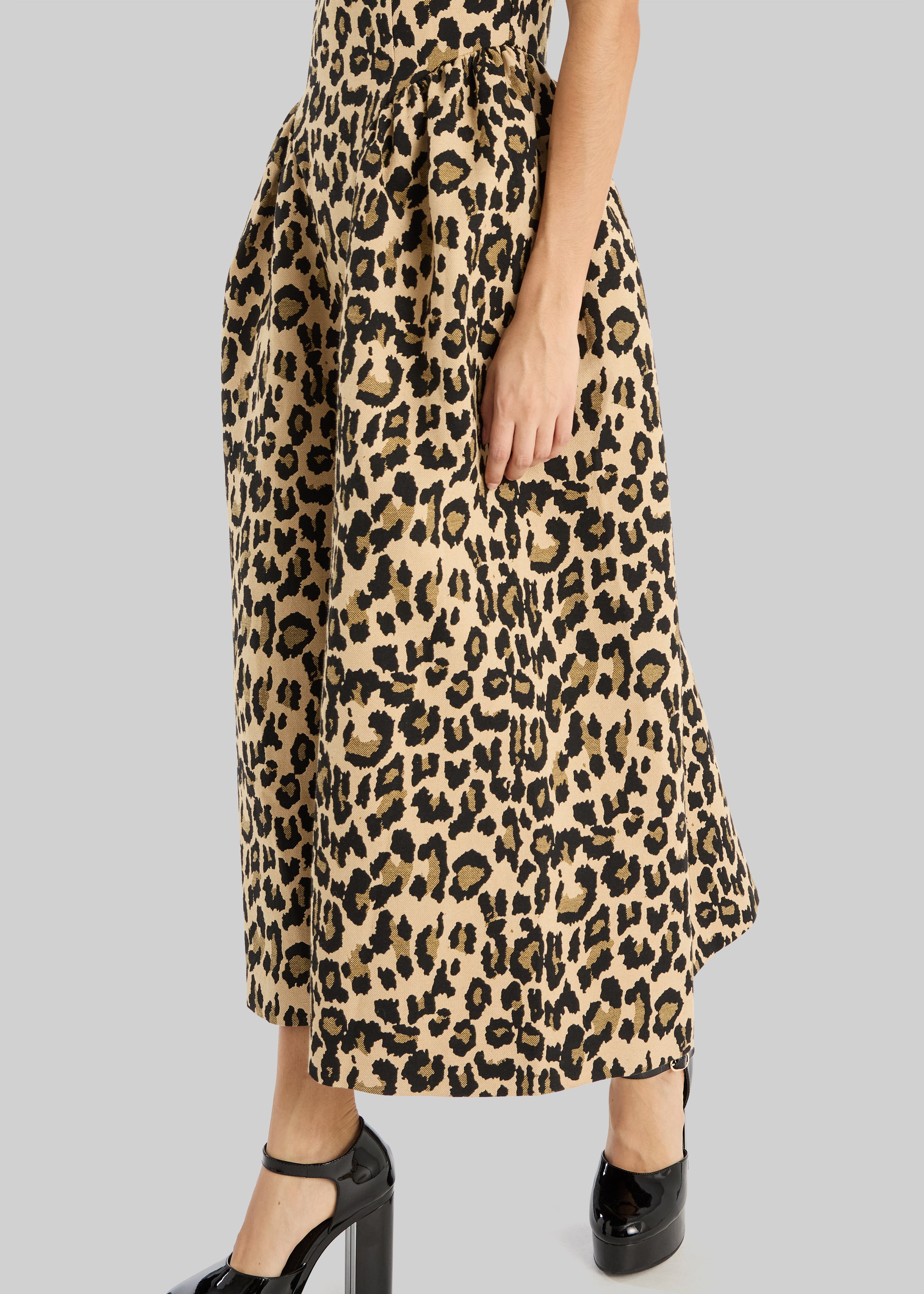 Rotate Jacquard Midi Dress - Dijon Comb - 6