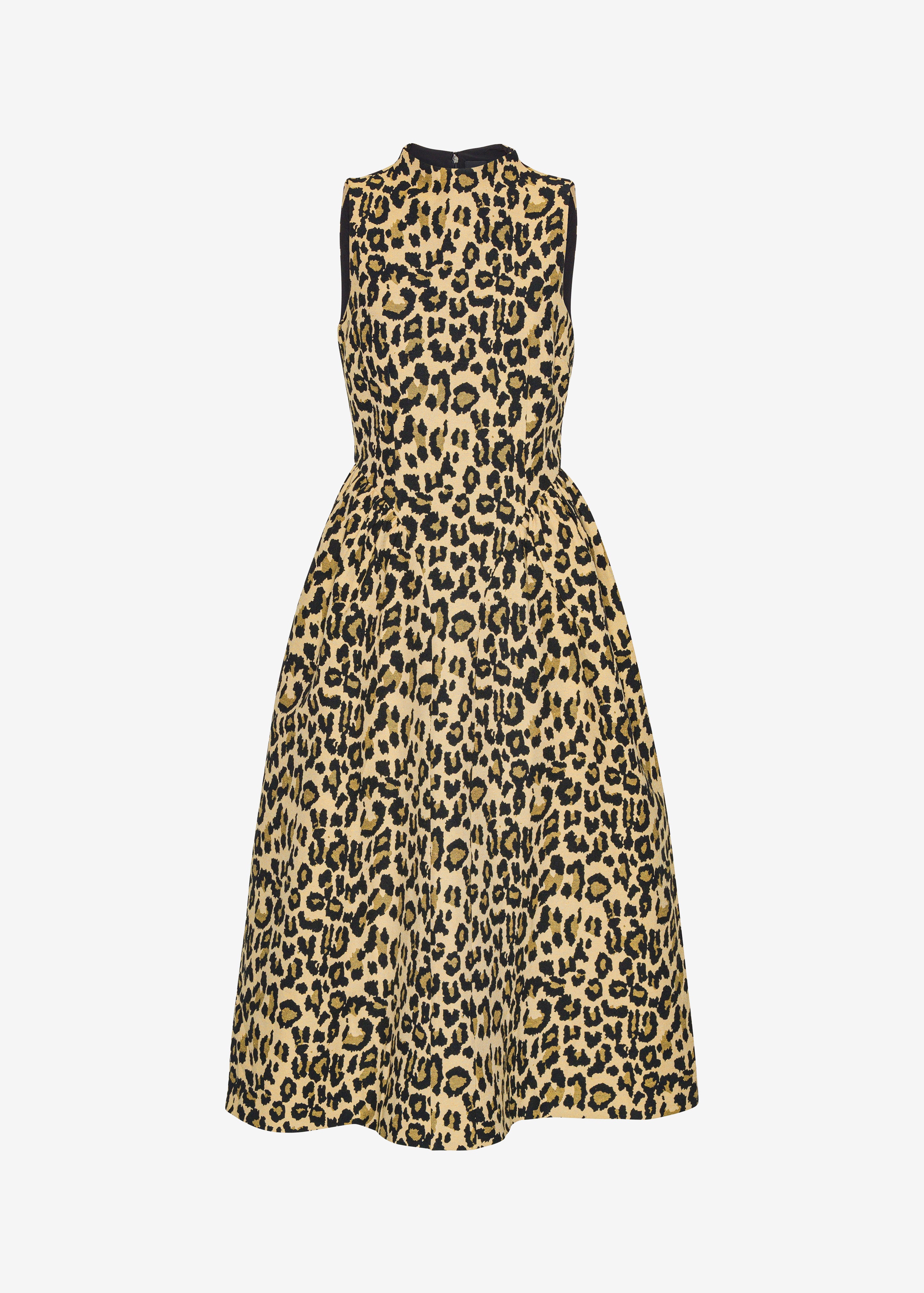 Rotate Jacquard Midi Dress - Dijon Comb - 9