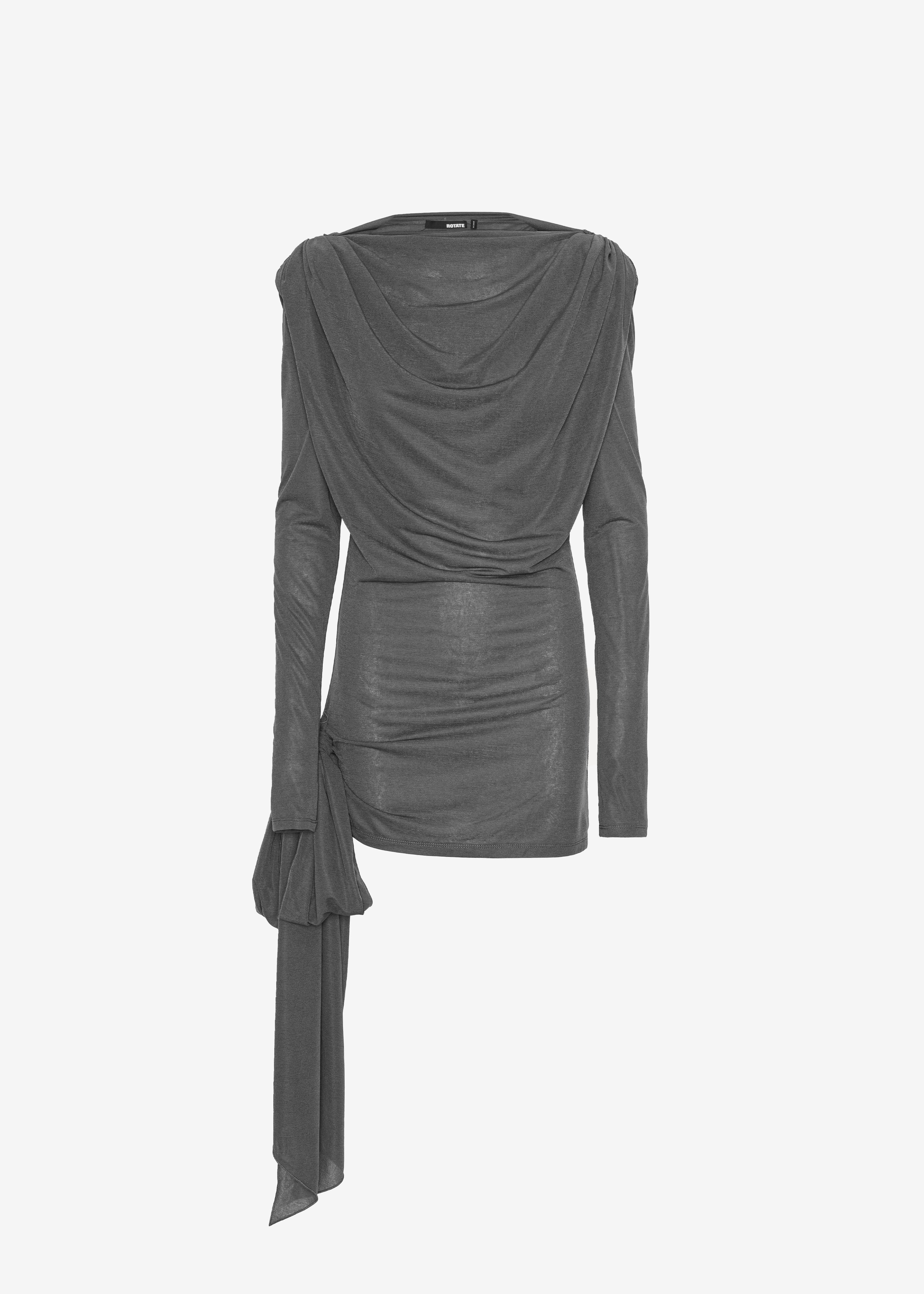 Rotate Mini Waterfall Dress - Gray - 8