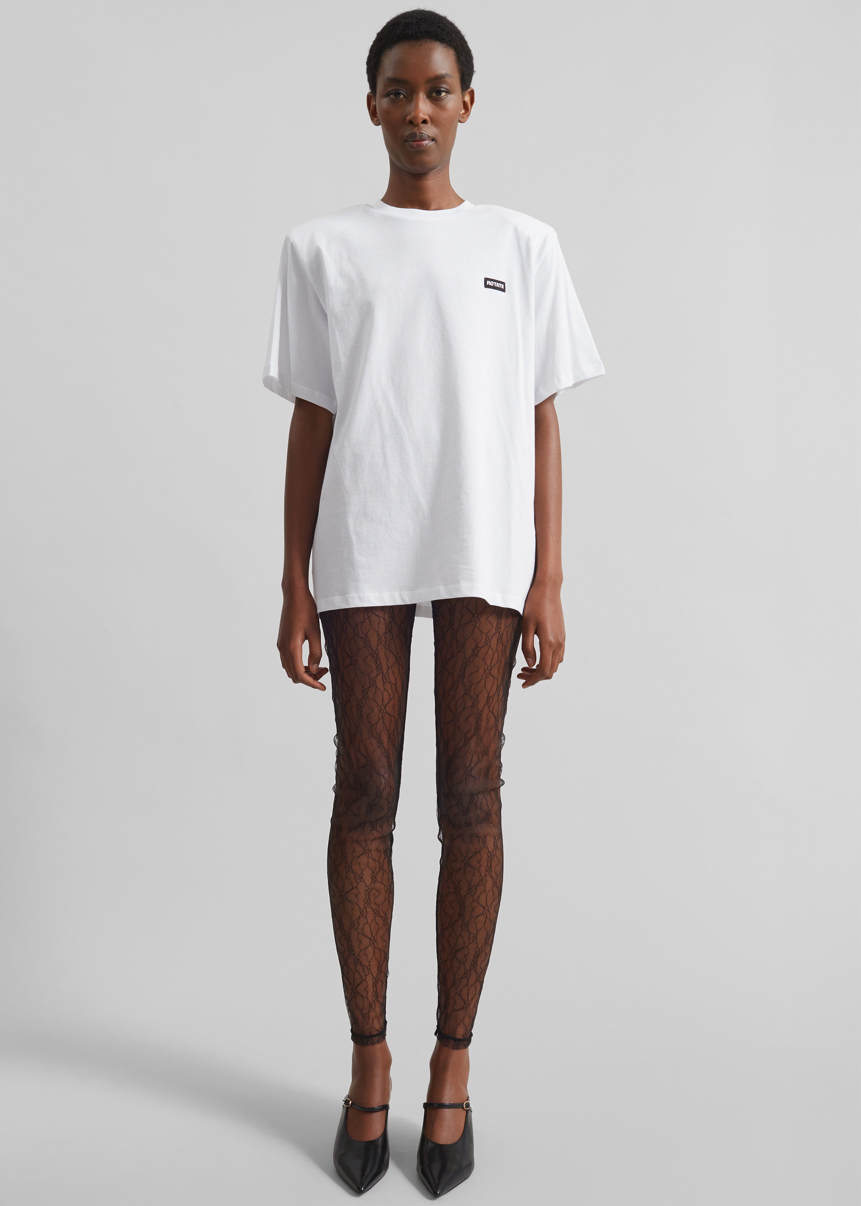 Rotate Oversized T-Shirt - Bright White - 1