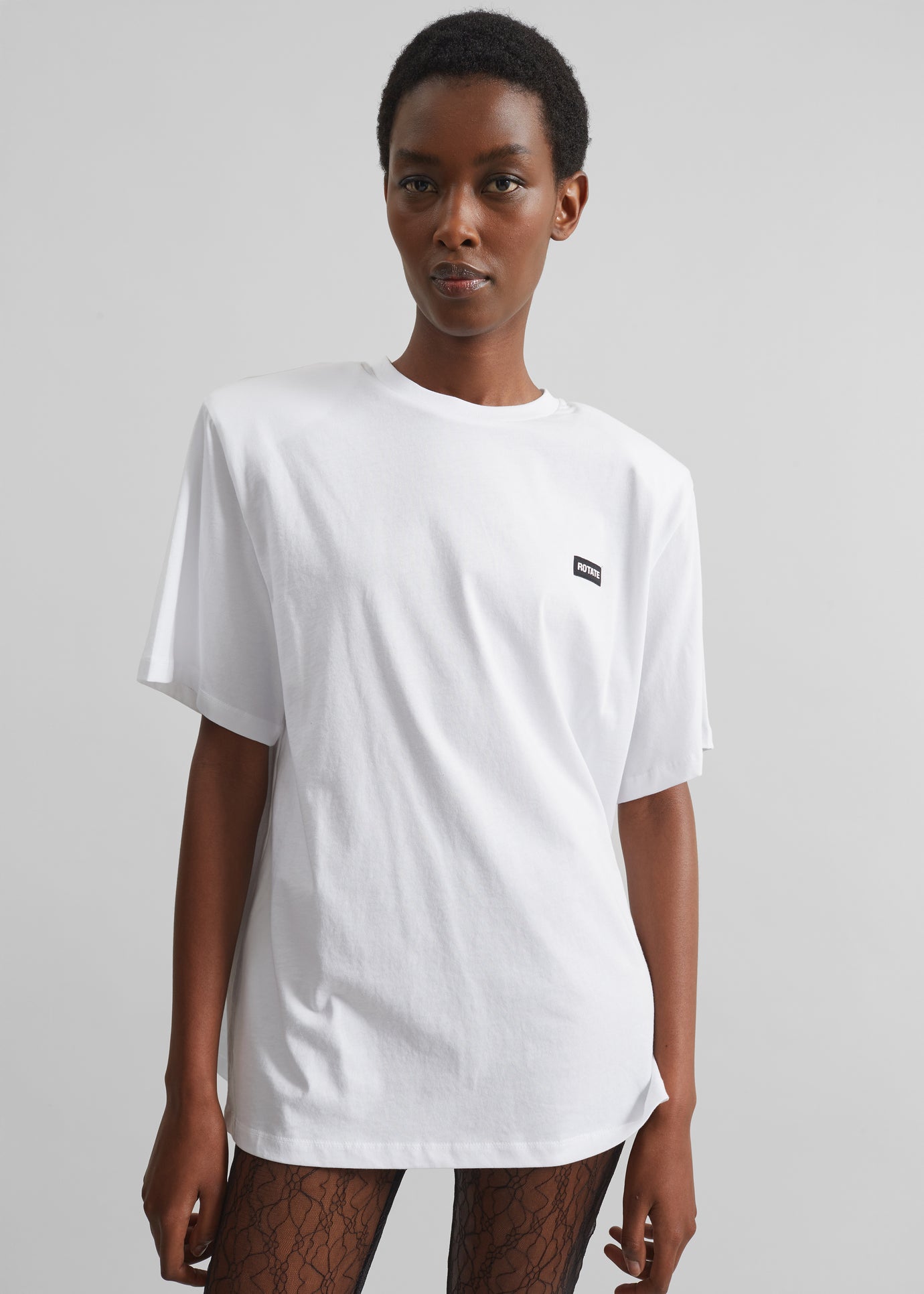 Rotate Oversized T-Shirt - Bright White - 1