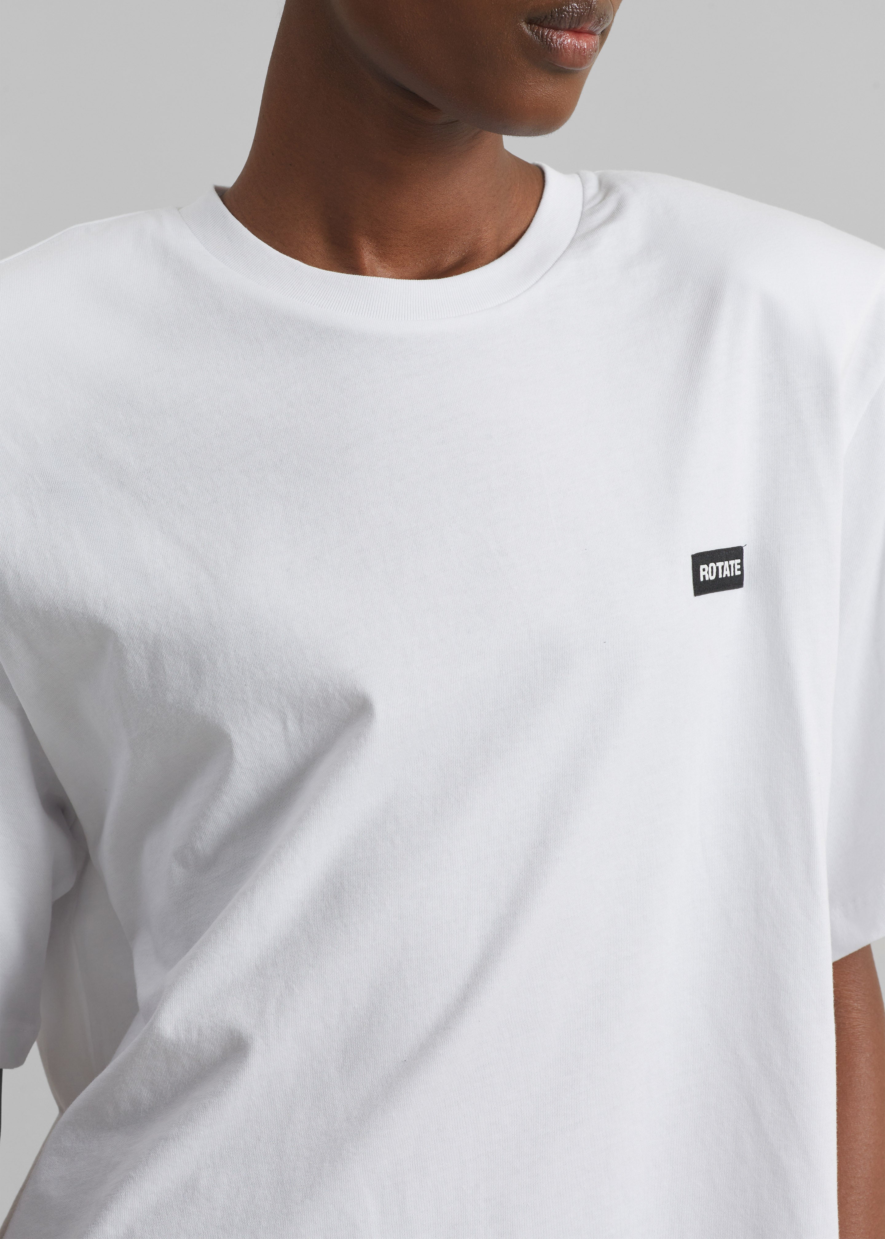 Rotate Oversized T-Shirt - Bright White - 3