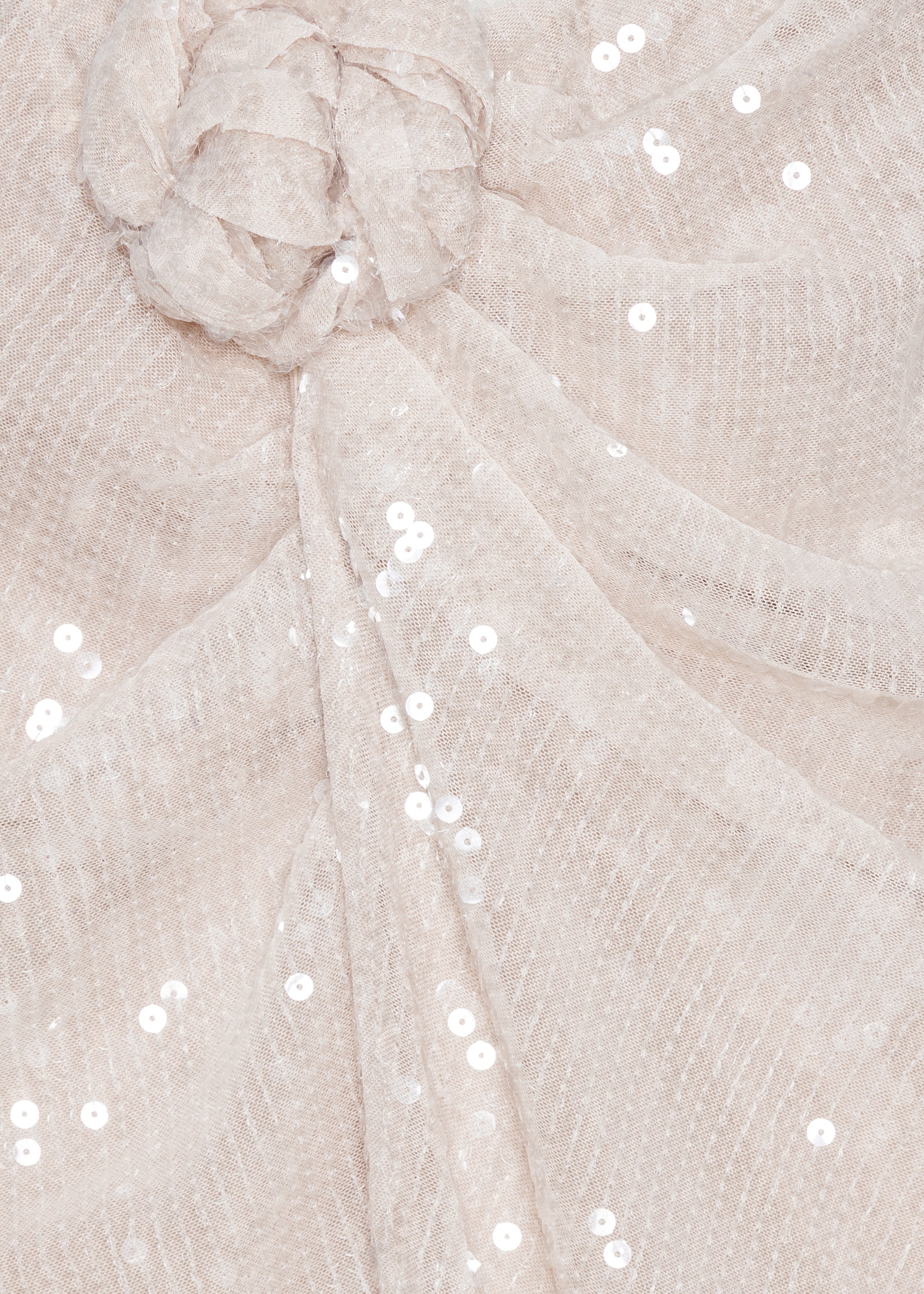 Rotate Sequins Knot Skirt - Nougat - 4