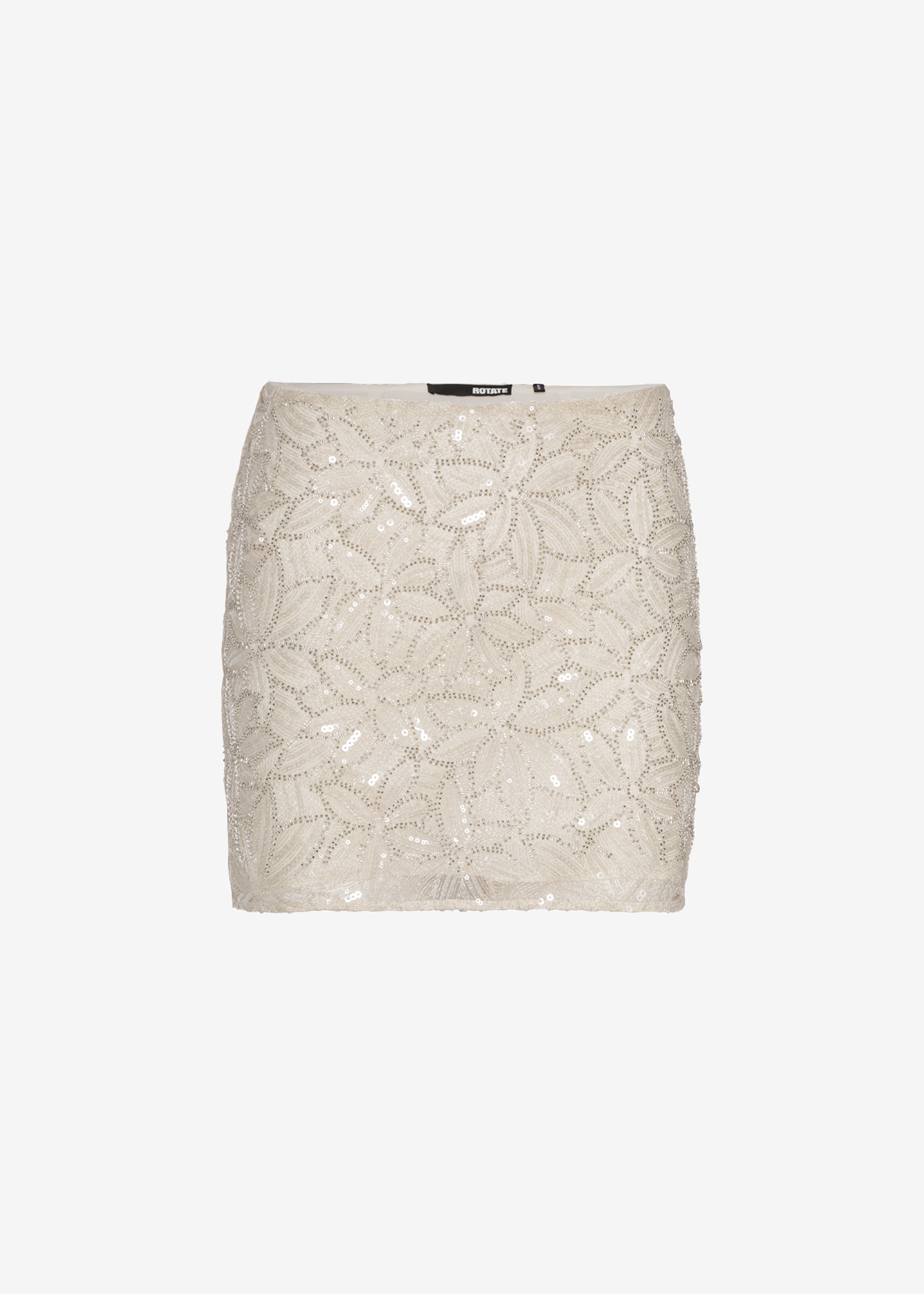 Rotate Sequin Mini Skirt - Silver Birch - 7