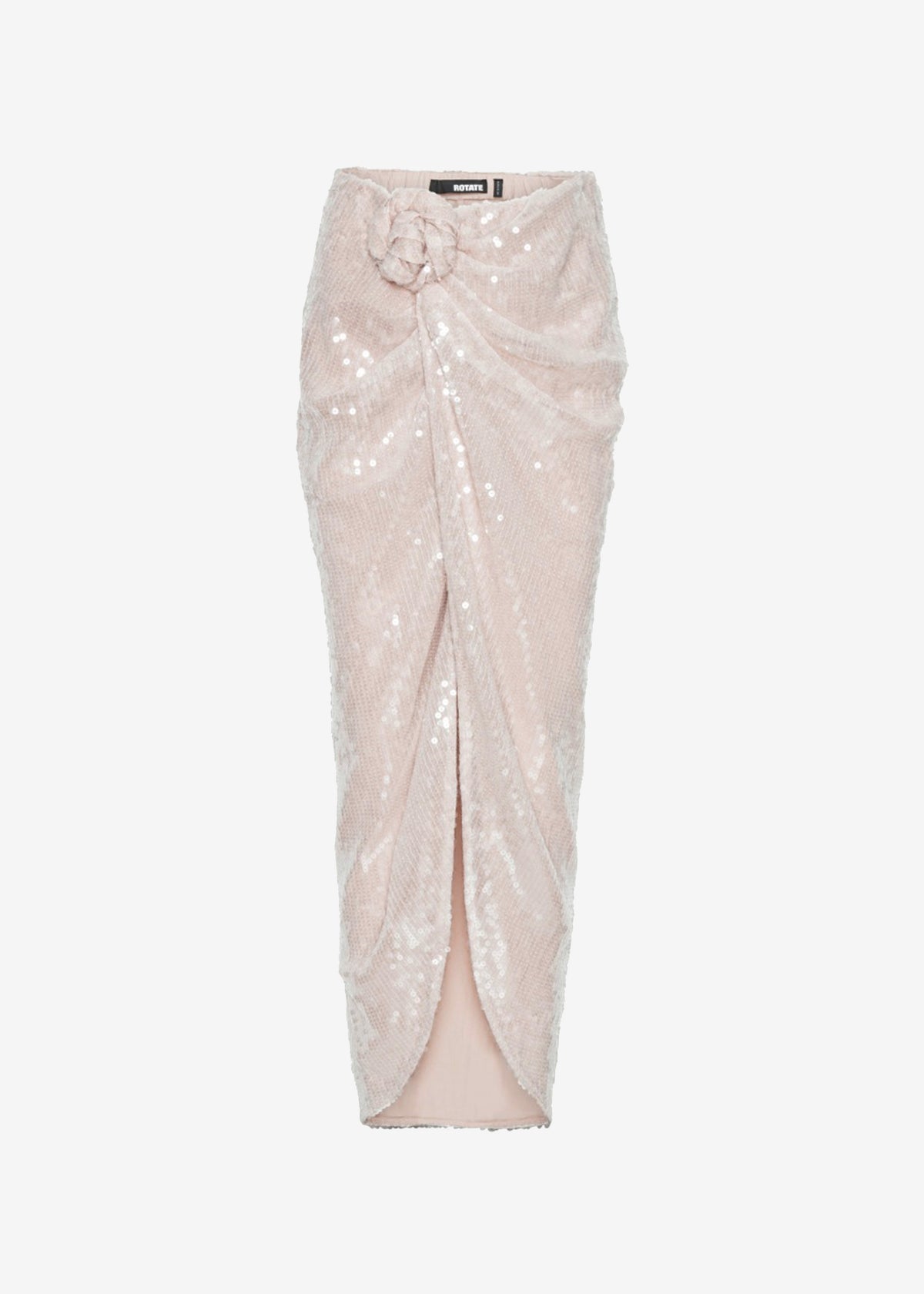 Rotate Sequins Knot Skirt - Nougat - 6