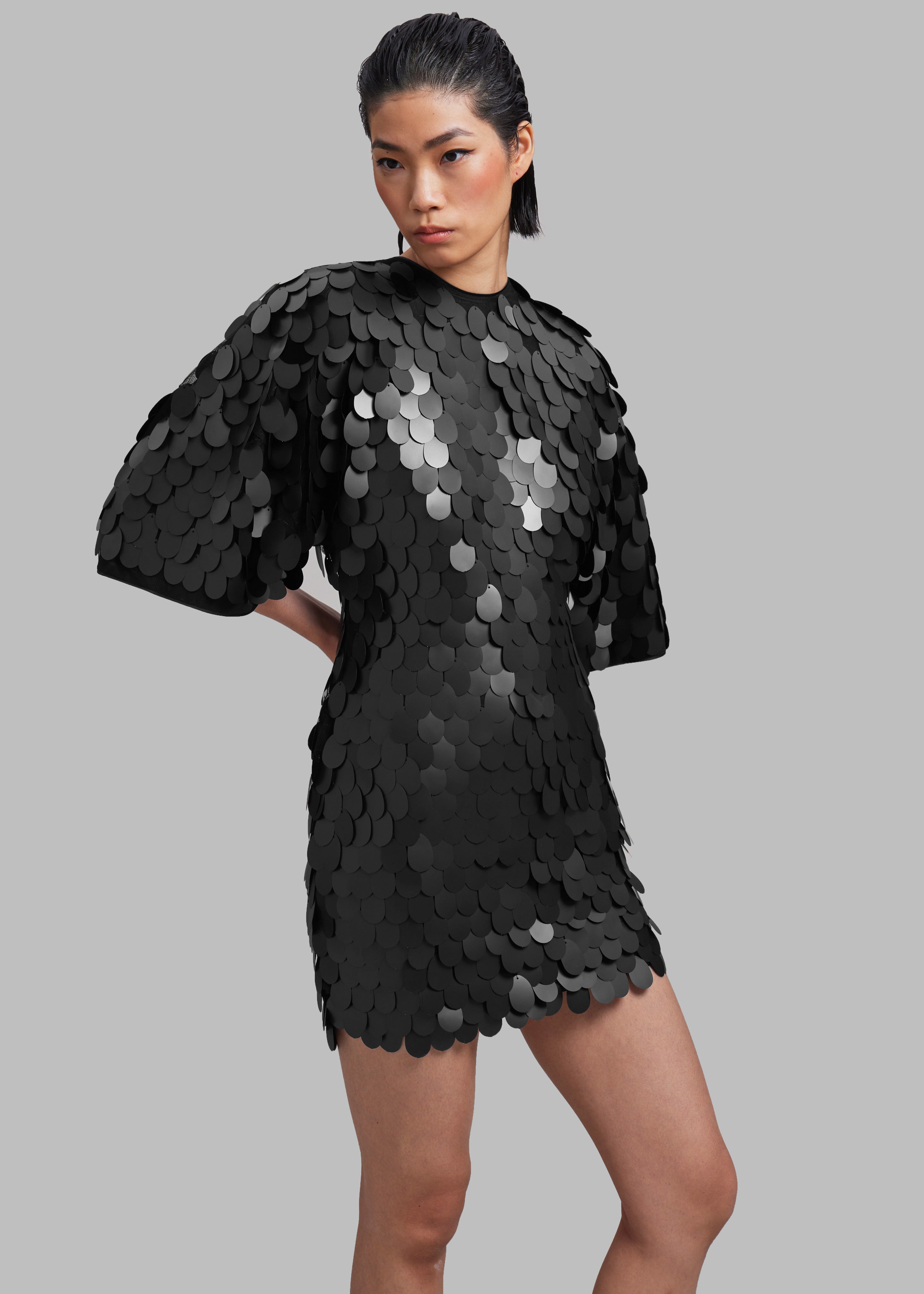 ROTATE Sequins Mini Dress - Black - 2