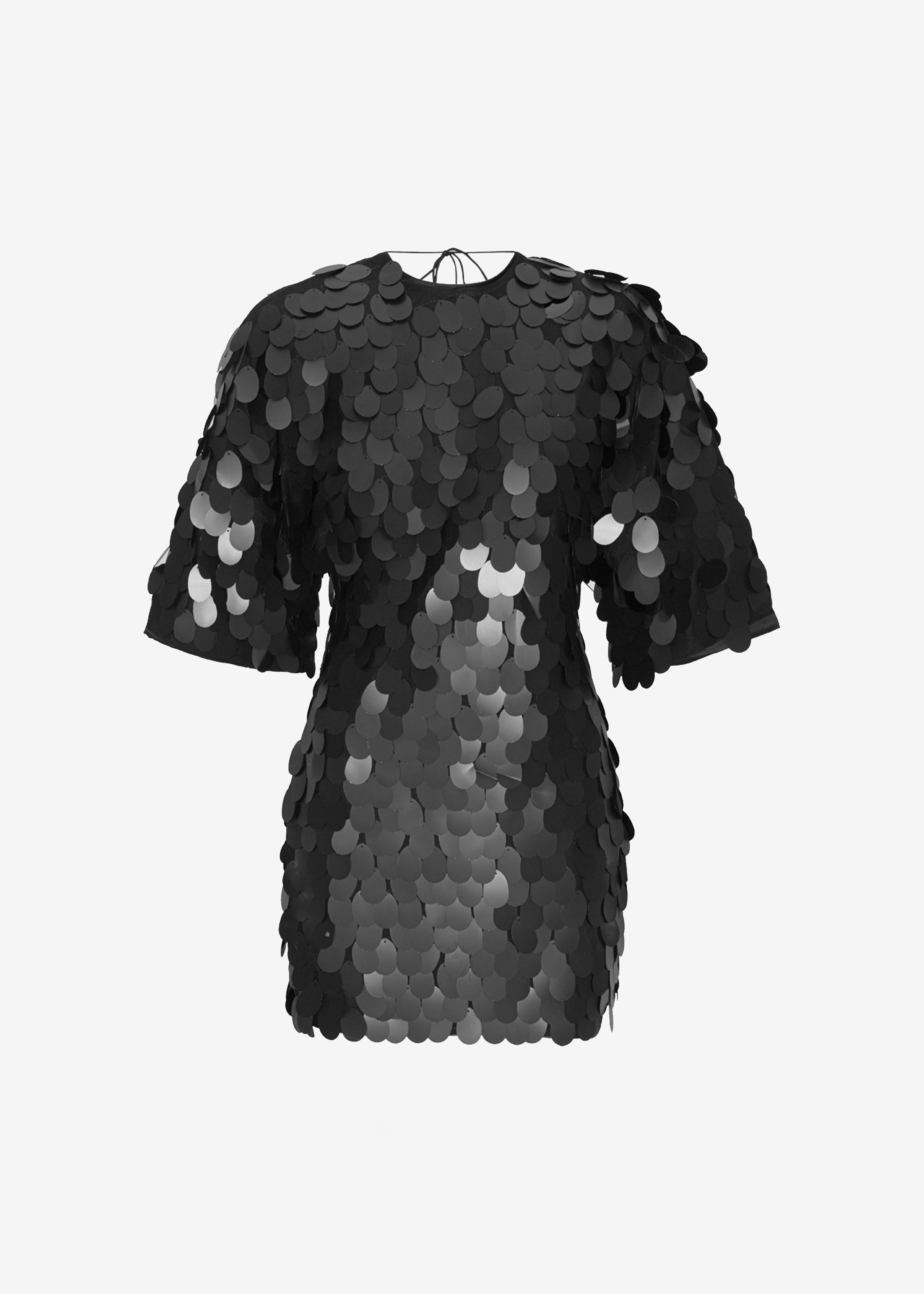 ROTATE Sequins Mini Dress - Black – The Frankie Shop