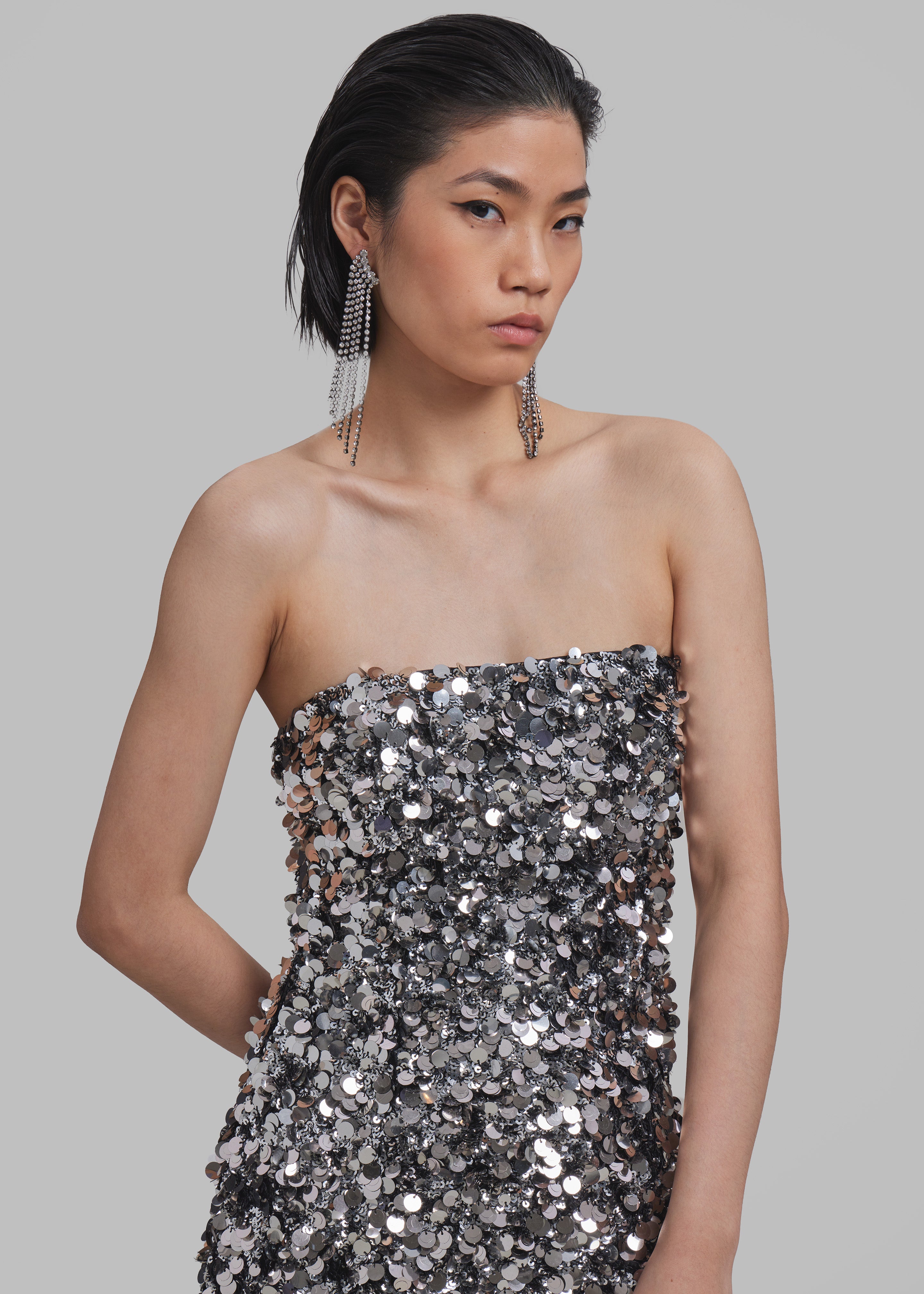 Tube sequin outlet dress