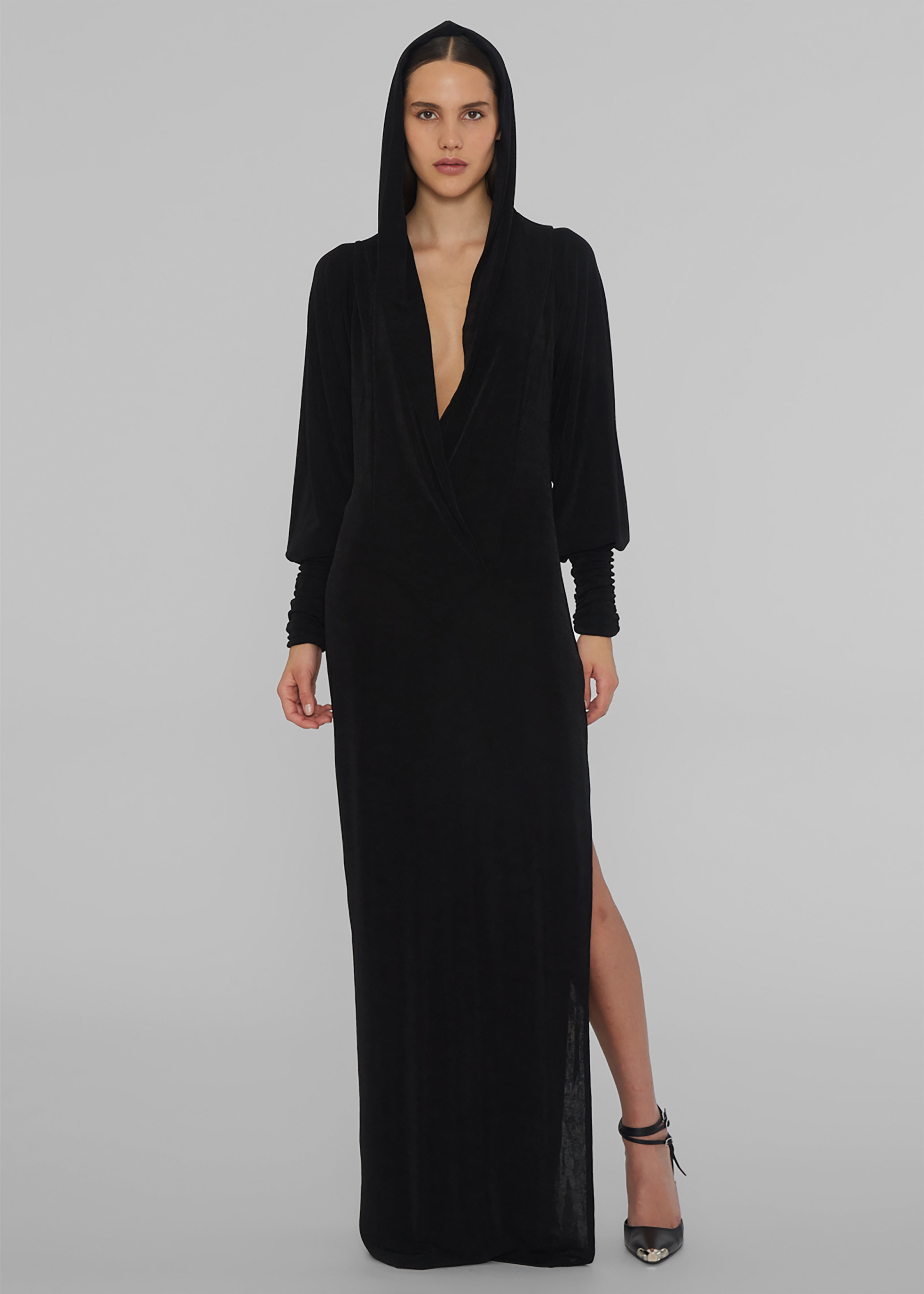 Velvet slinky hotsell maxi dress