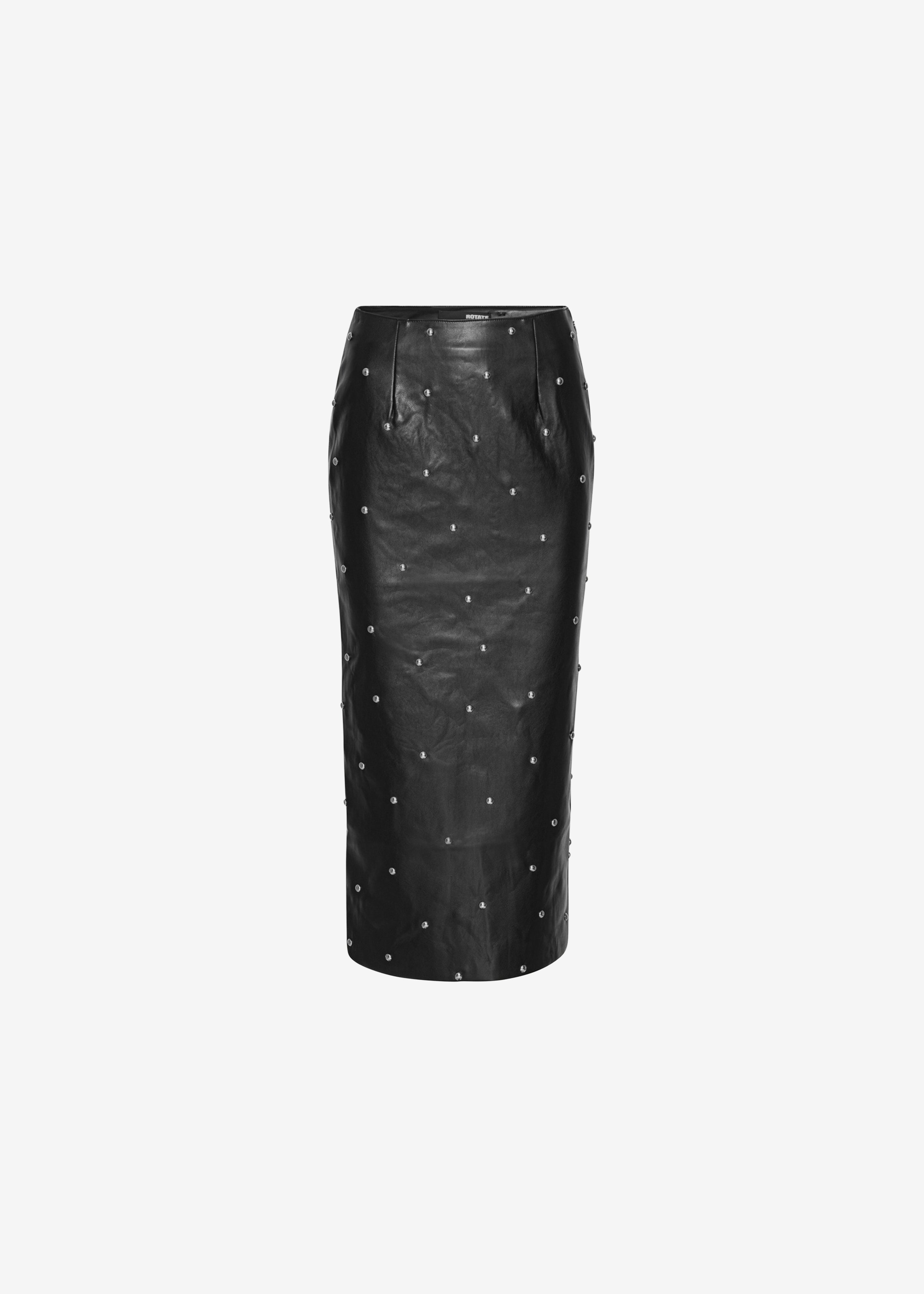 Rotate Studded Pencil Skirt - Black - 9
