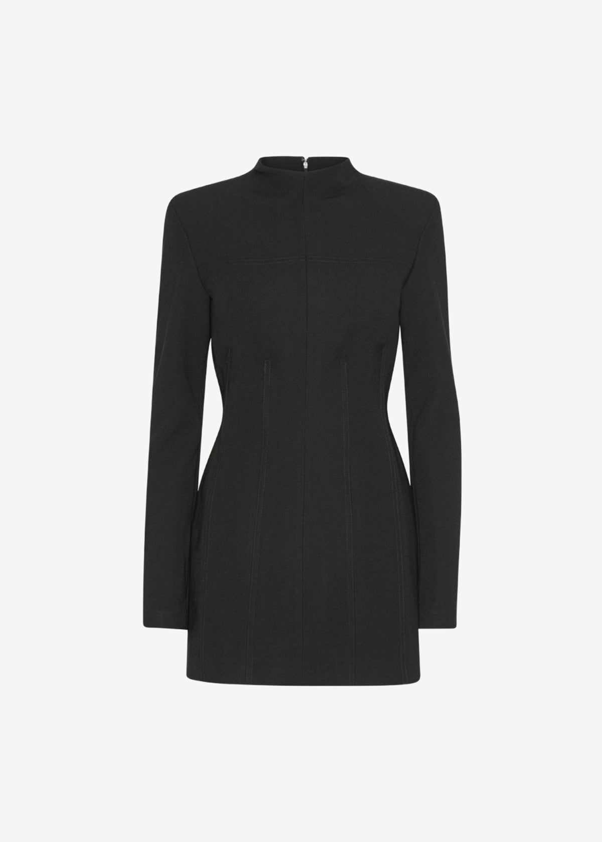 Rotate Suiting LS Mini Dress - Black - 5