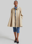 Rudy Trapeze Trench Coat - Beige