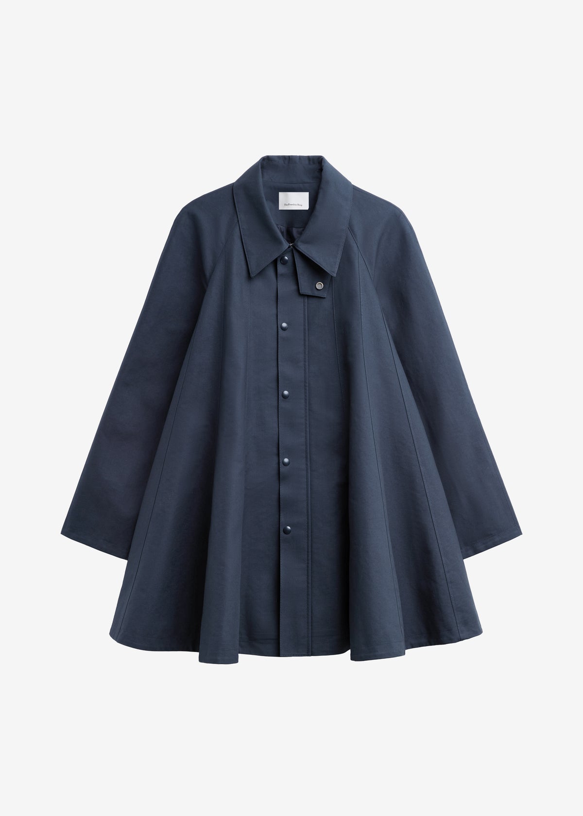 Rudy Trapeze Trench Coat - Charcoal