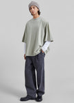 Ruelo Cotton Oversized T-Shirt - Sage