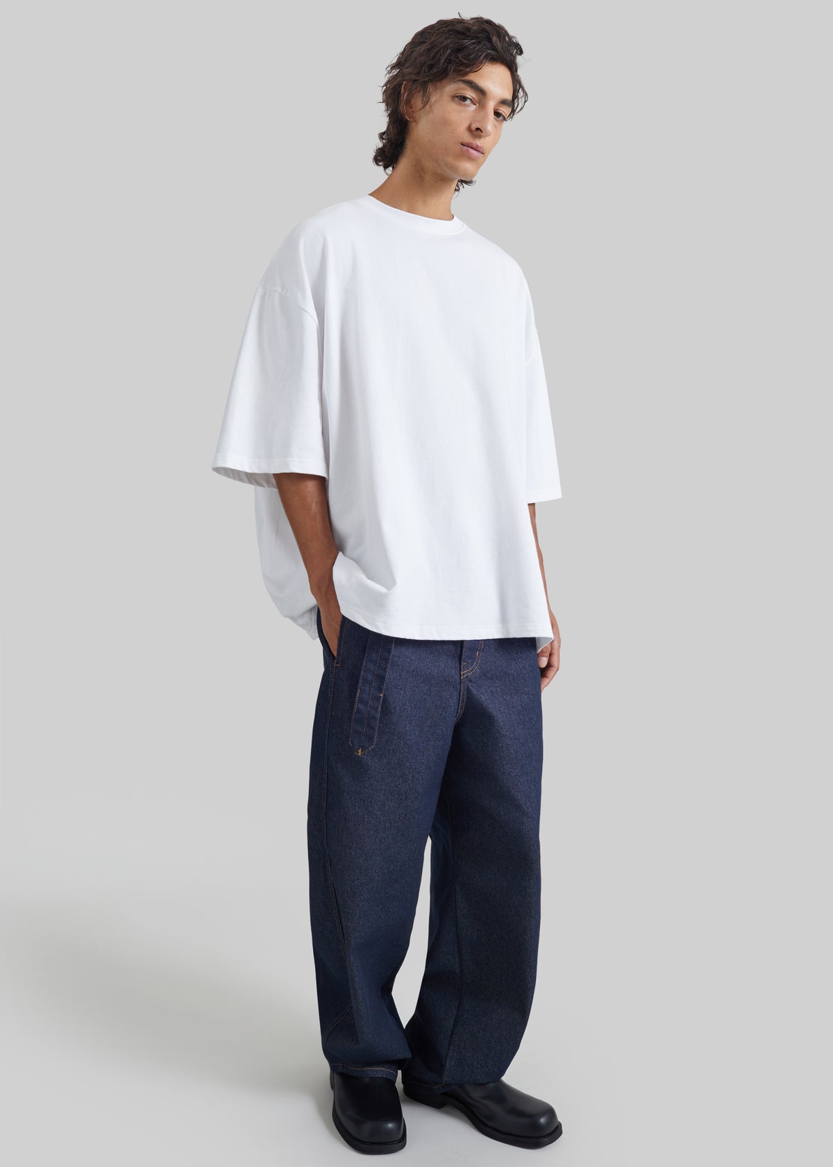Ruelo Cotton Oversized T-Shirt - White