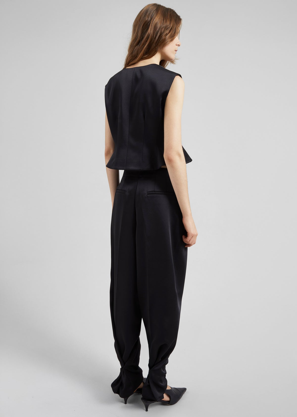 Rui Satin Vest - Black - 6