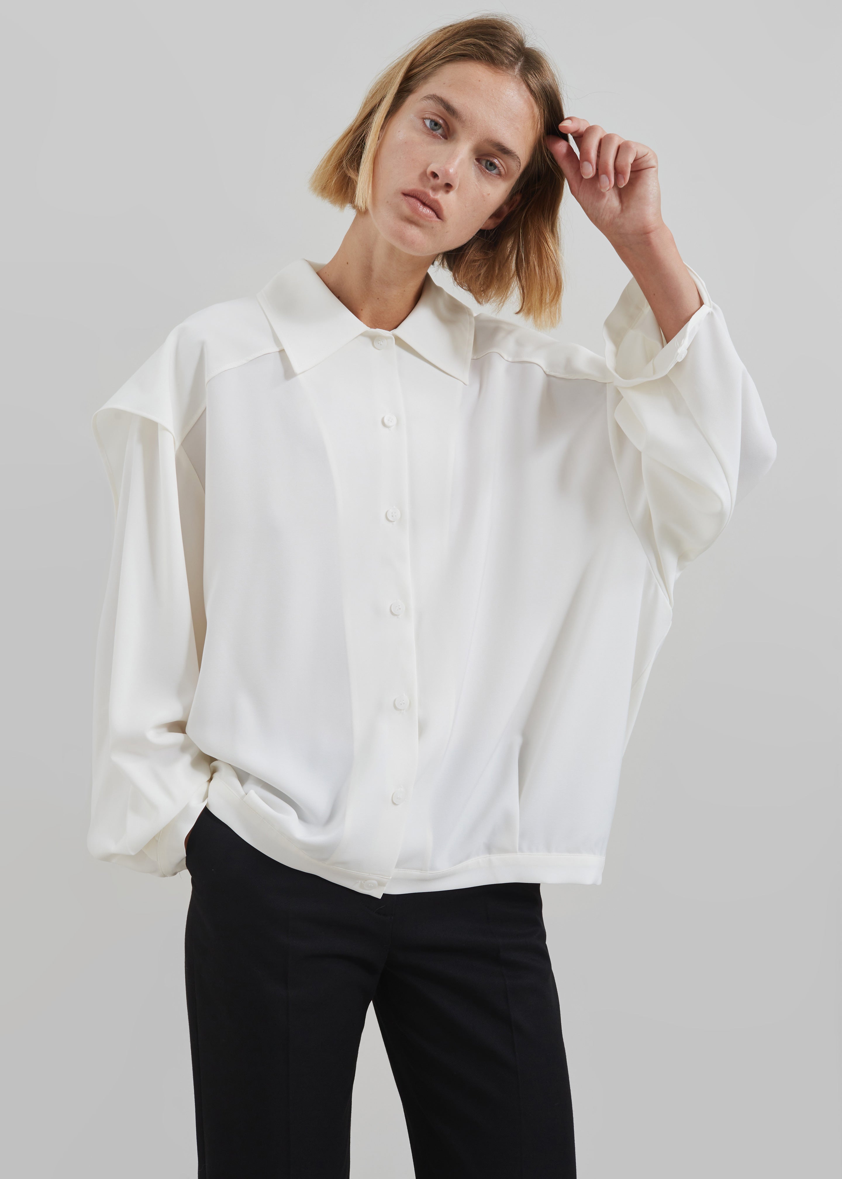 Ruma Blouse - Off White - 2