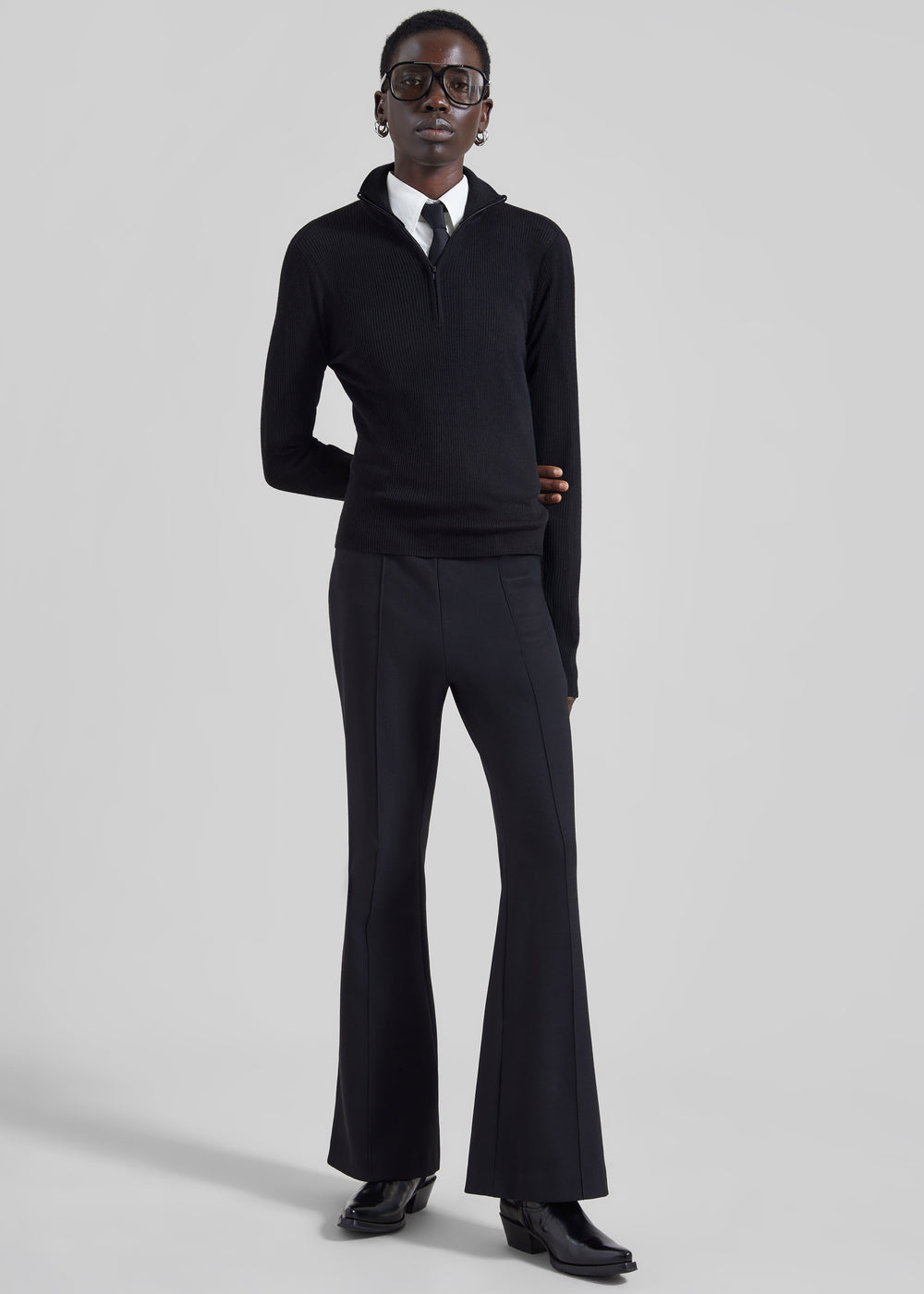 Dessa Flared Pants - Black