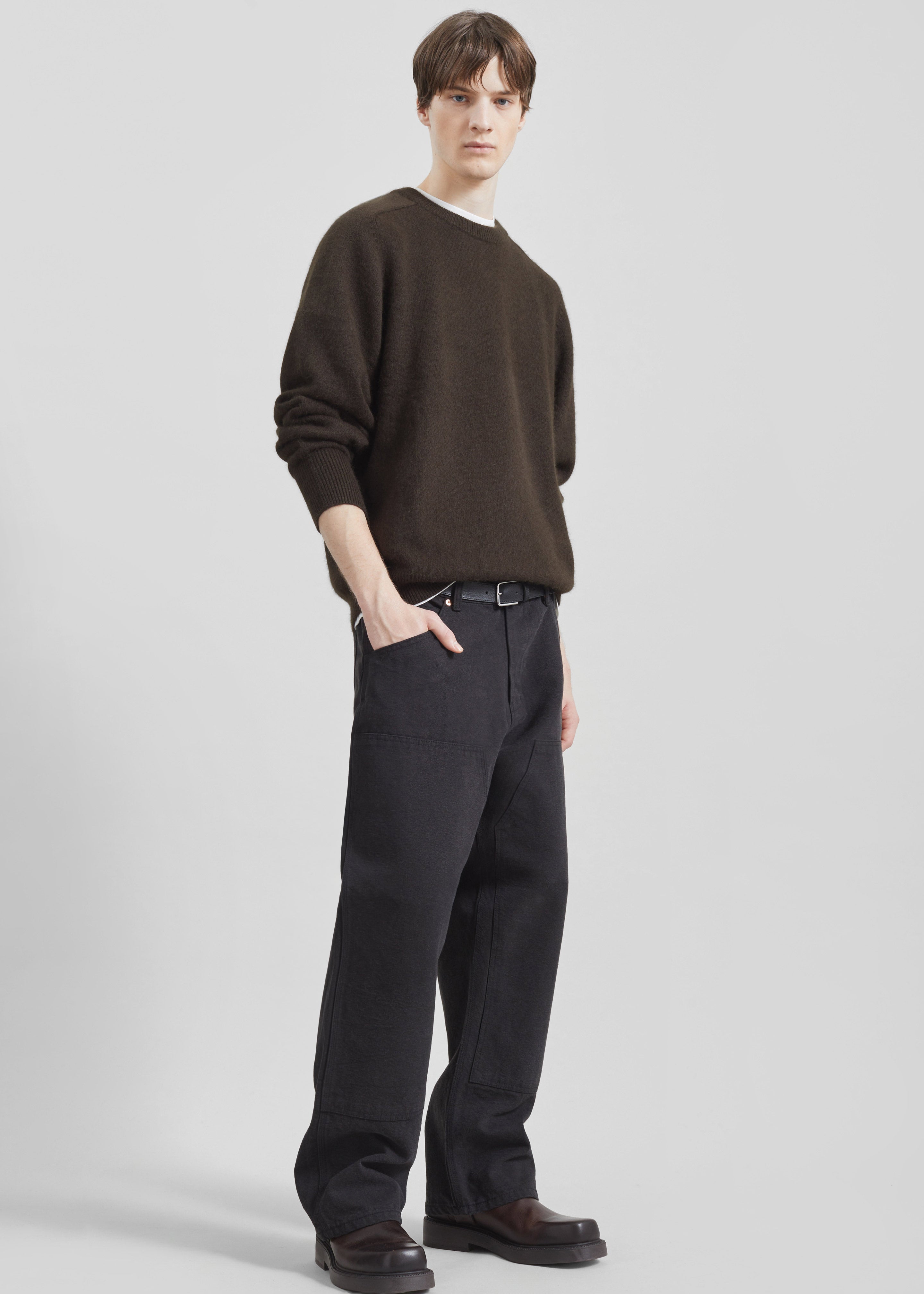 Sahil Wide Jeans - Black - 2