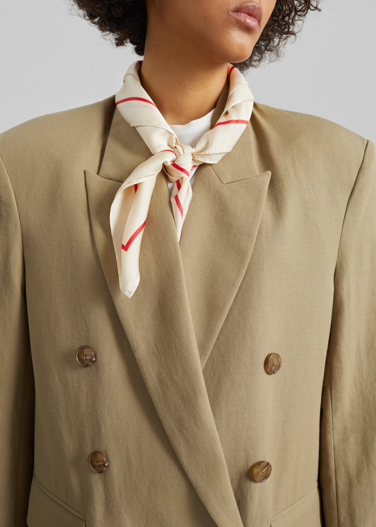 Salerno Linen Blazer - Camel - 7