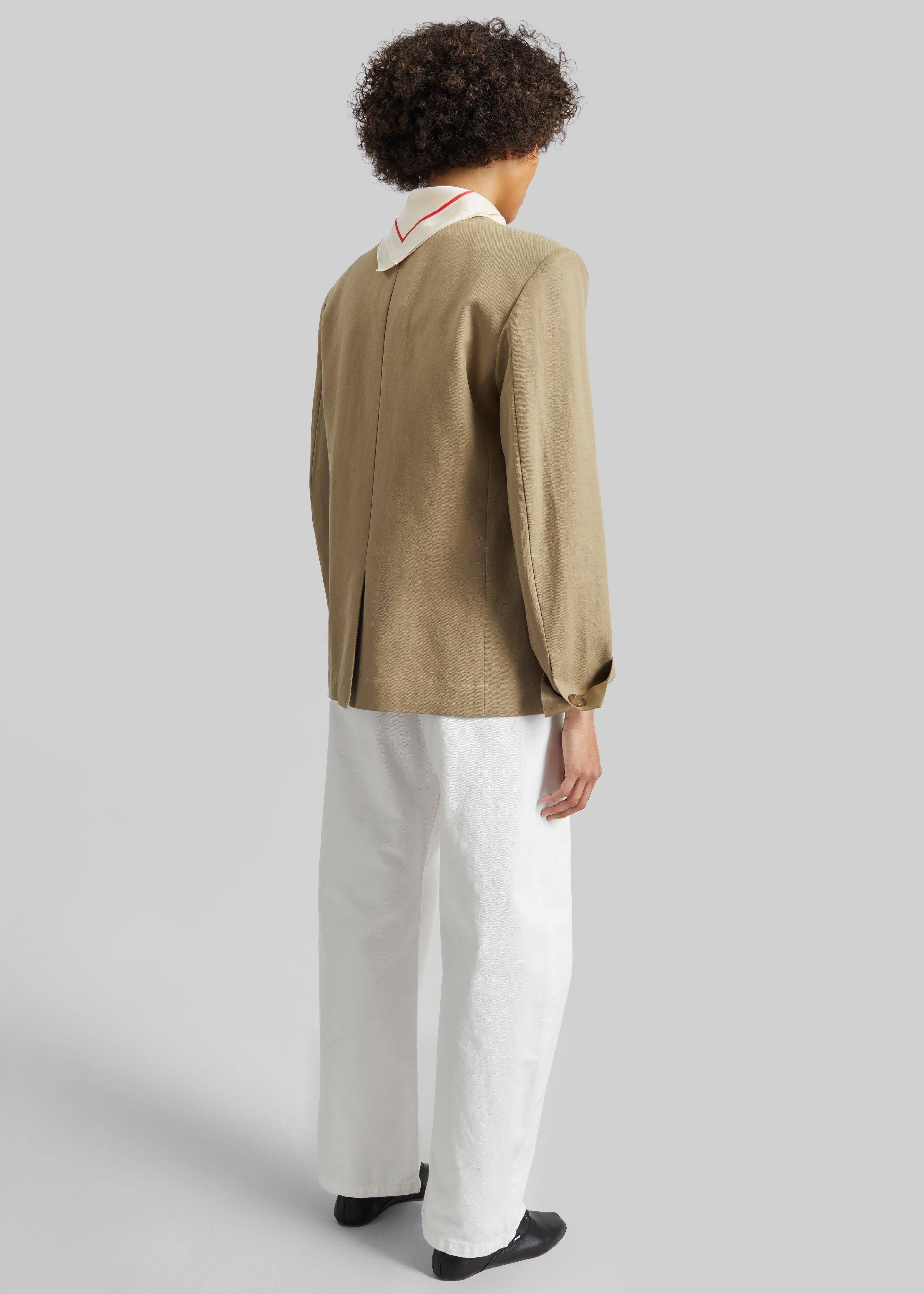 Salerno Linen Blazer - Camel - 8