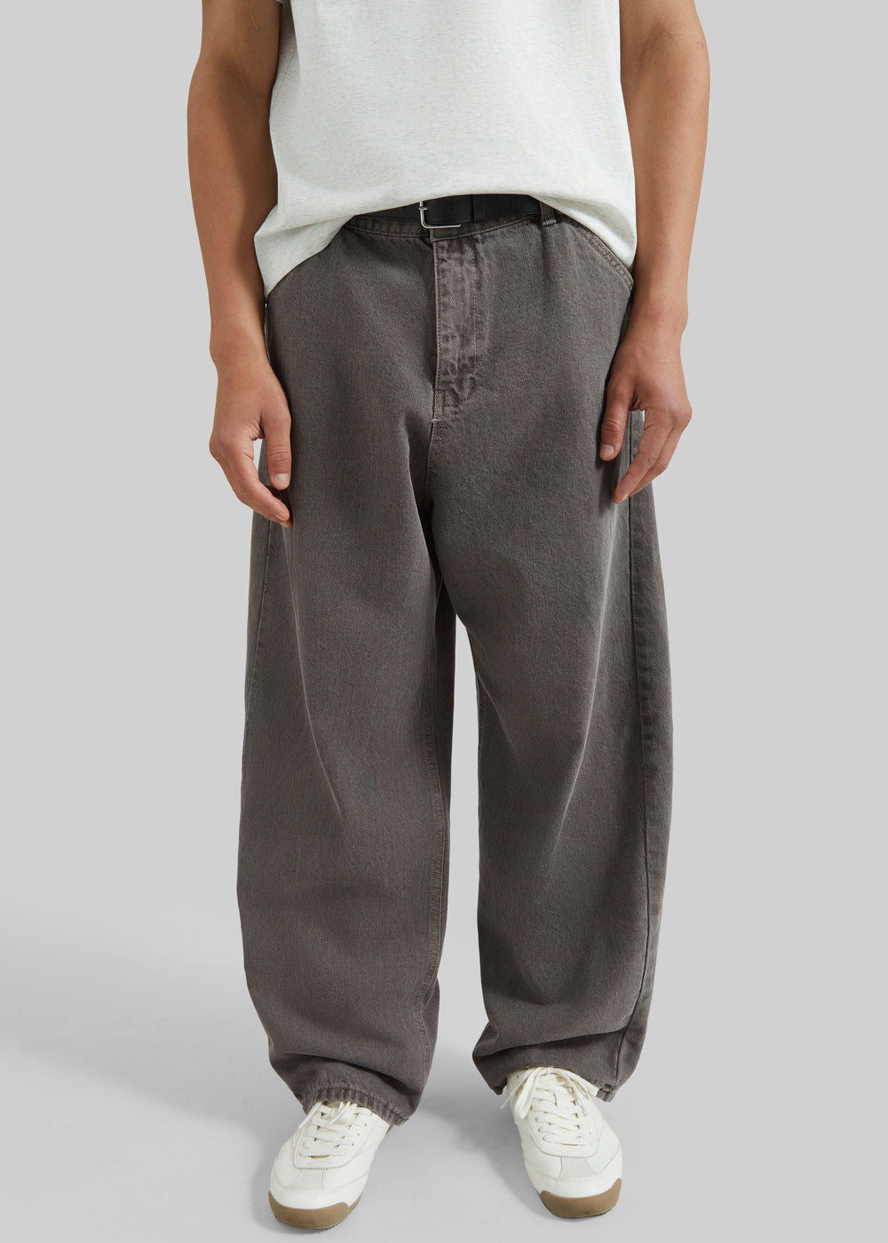 Salino Barrel Leg Jeans - Grey Wash - 1