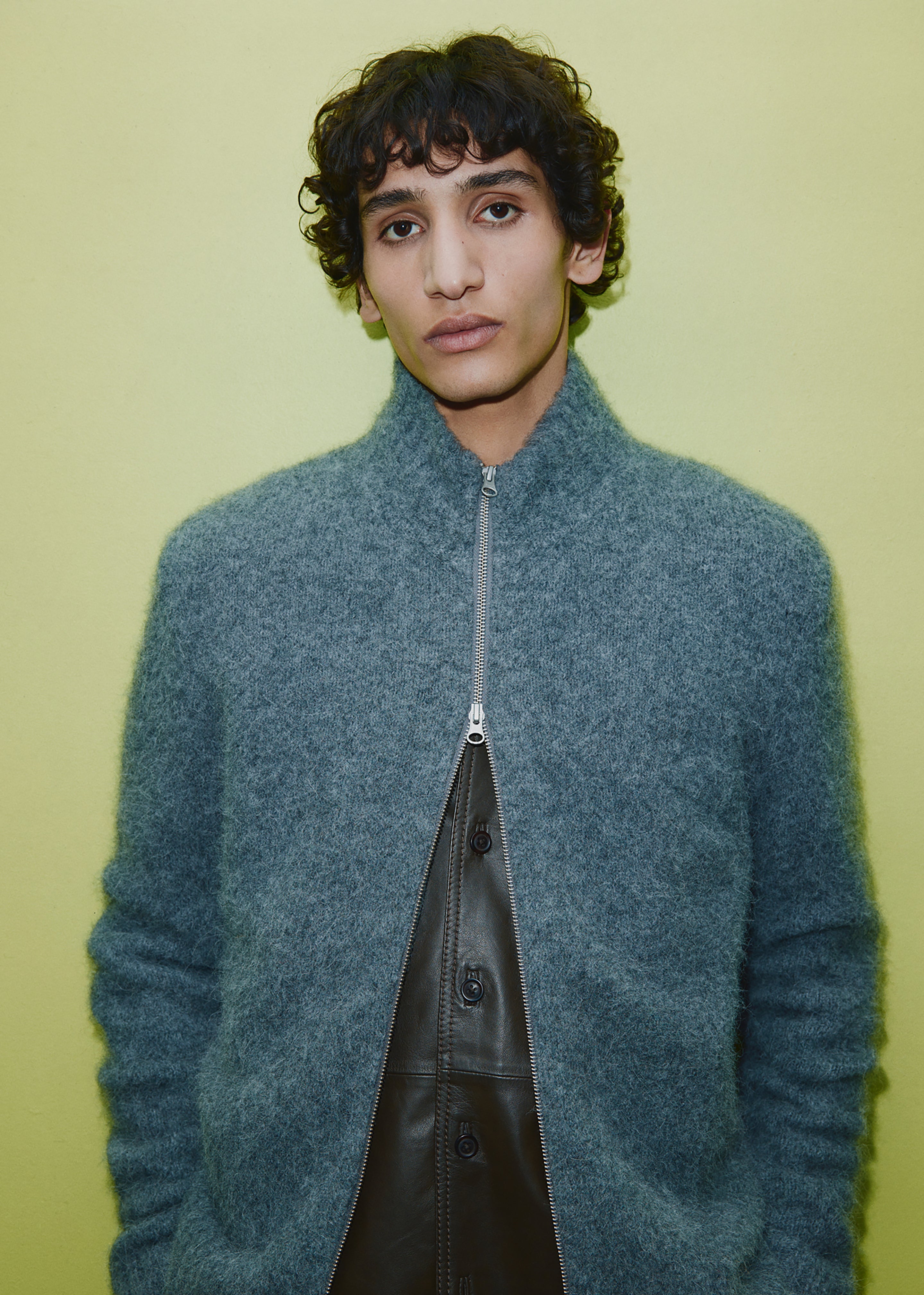 Samsøe Samsøe Sajean Zip Cardigan - Iron Gate - 1