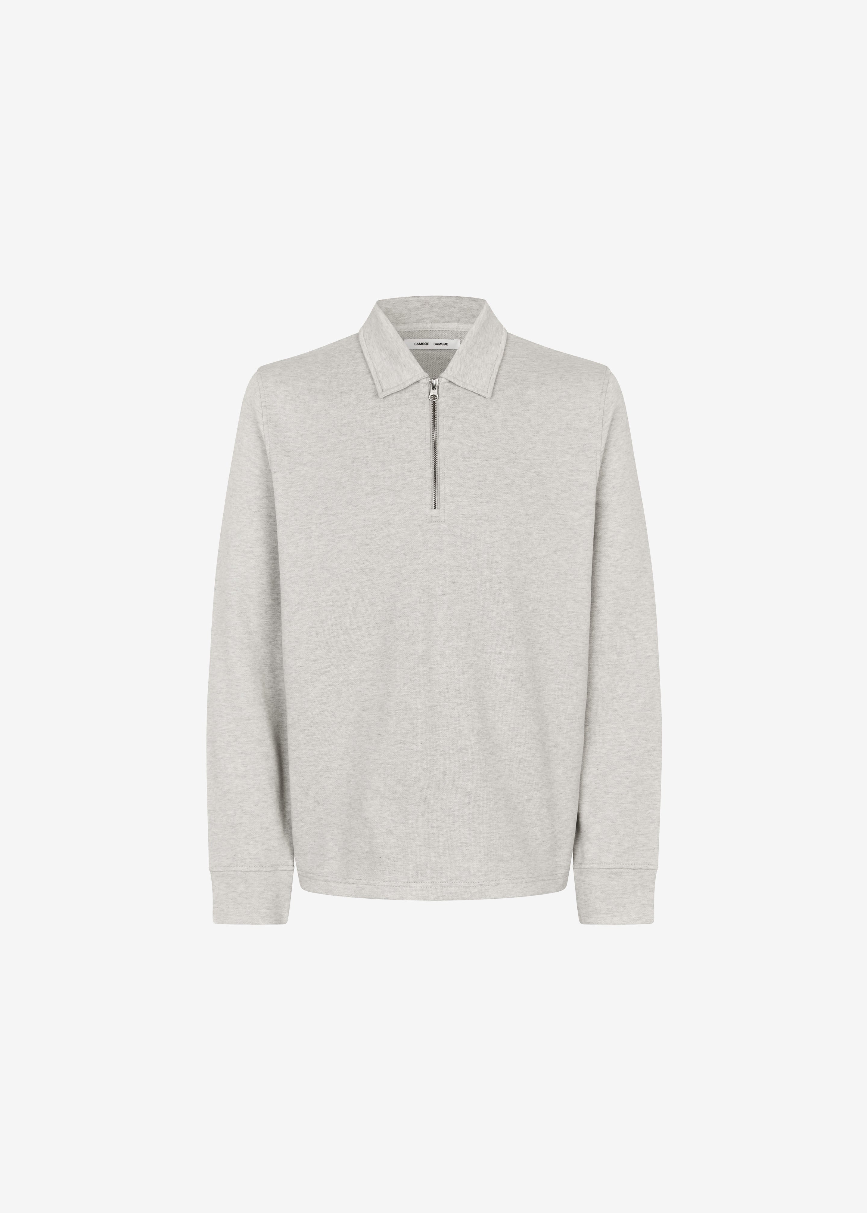 Samsøe Samsøe Salouis Hz Polo LS - Moonstruck Melange - 5