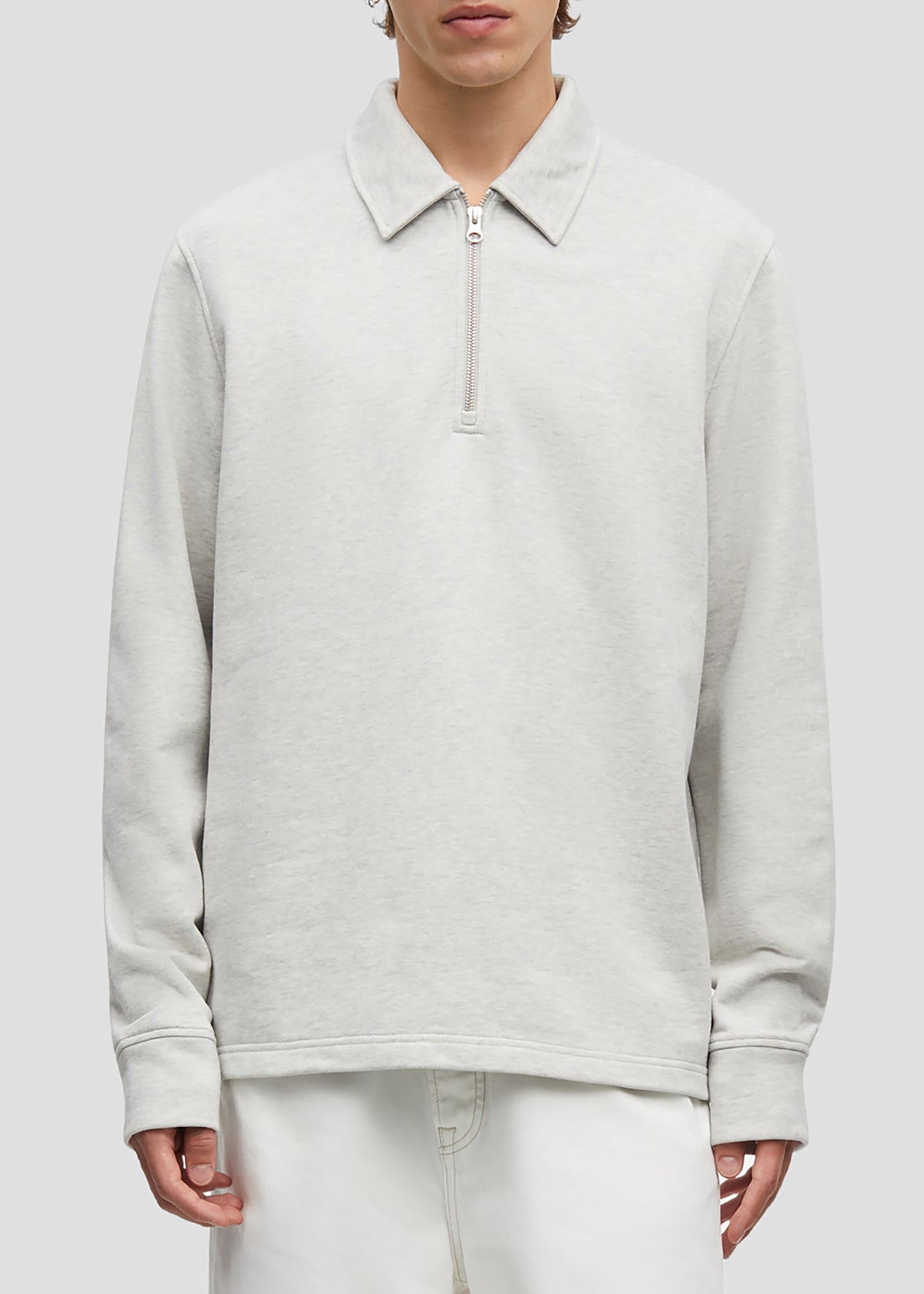 Samsøe Samsøe Salouis Hz Polo LS - Moonstruck Melange - 2