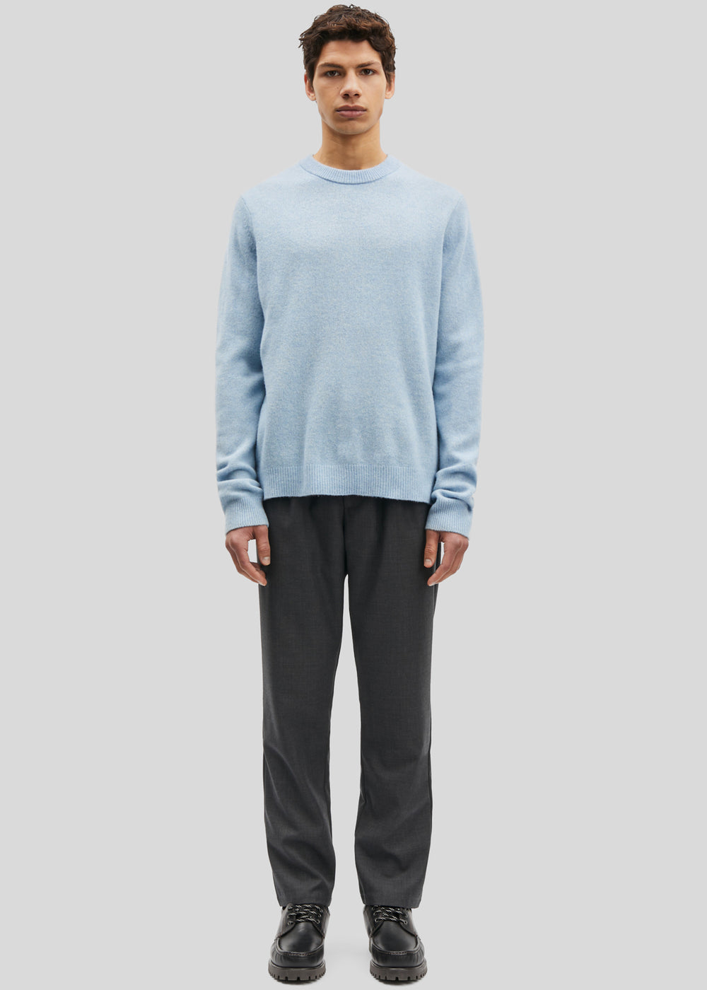 Samsøe Samsøe Isak Knit Sweater - Subdued Blue - 1