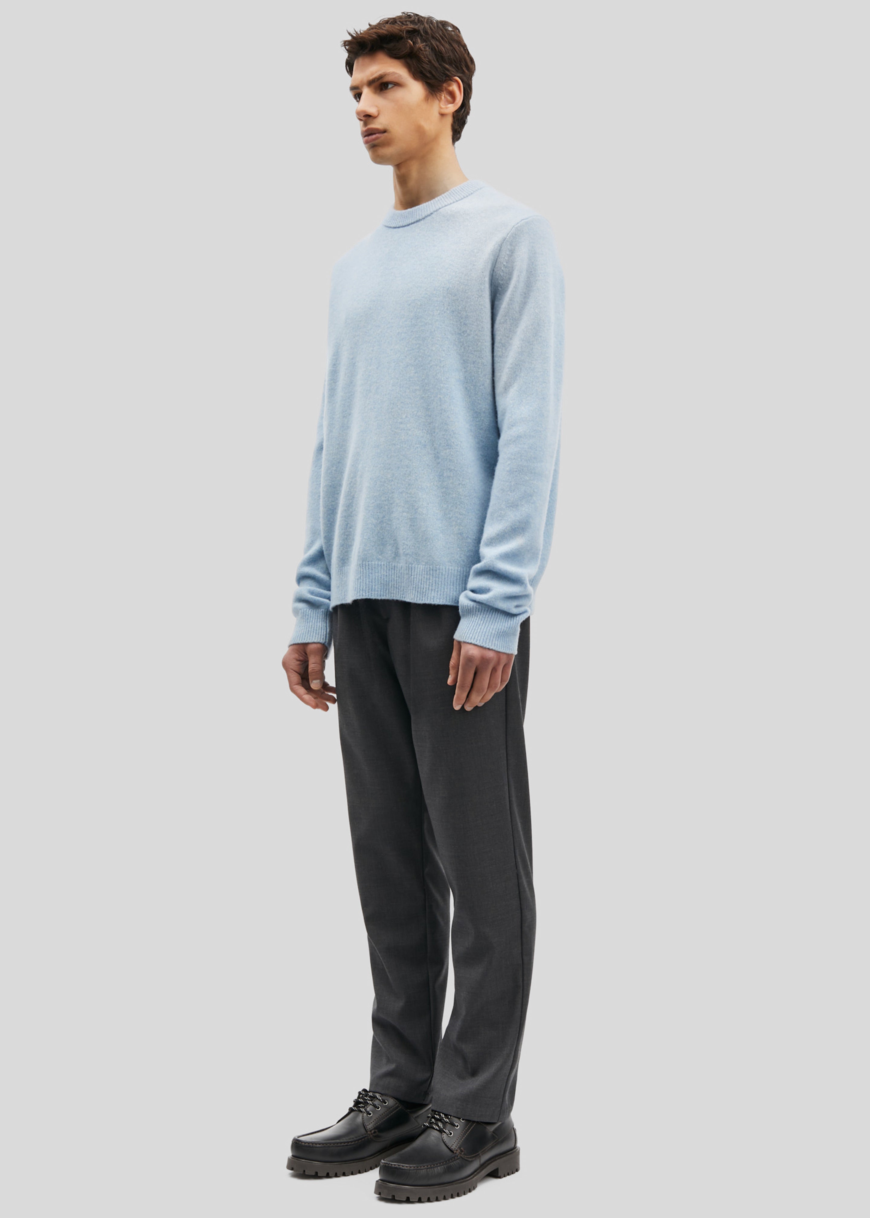 Samsøe Samsøe Isak Knit Sweater - Subdued Blue - 4