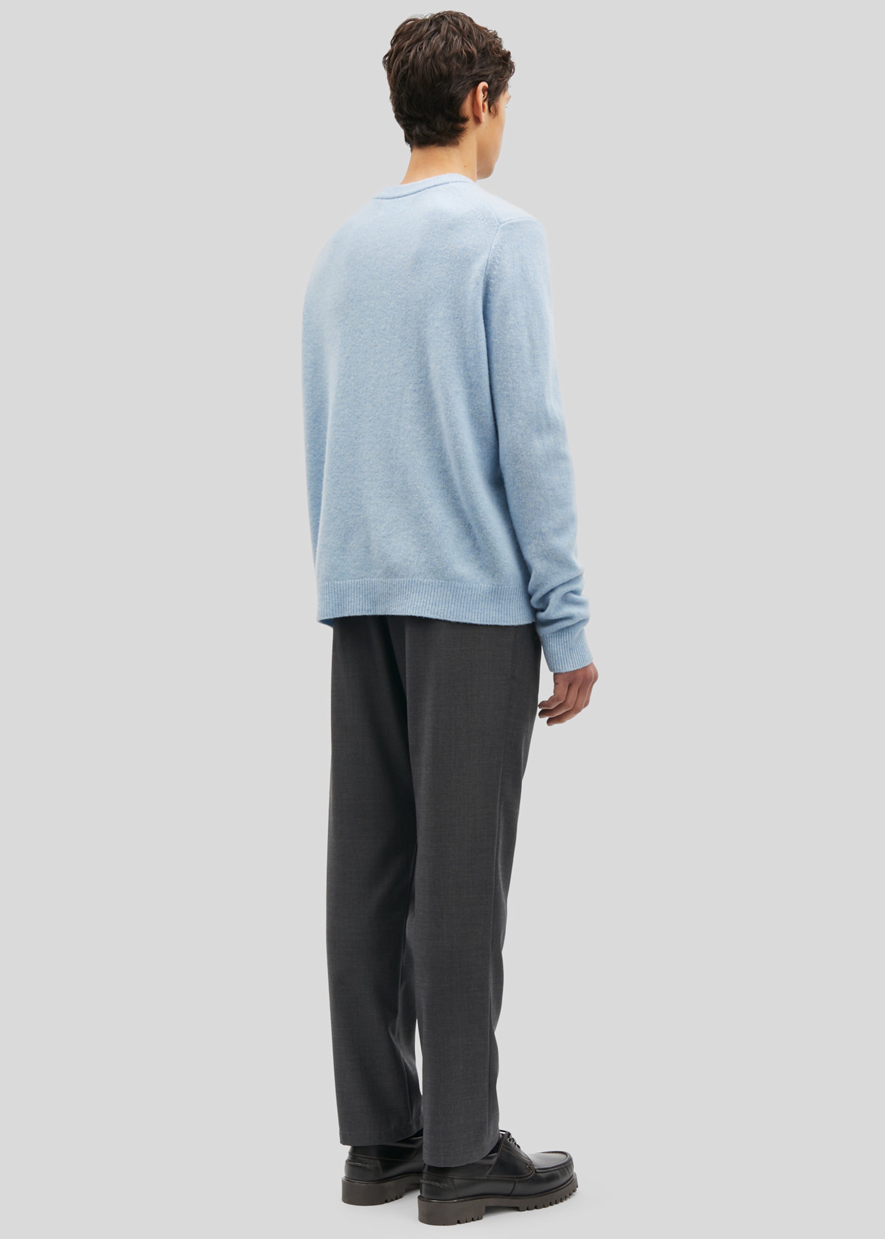 Samsøe Samsøe Isak Knit Sweater - Subdued Blue - 5