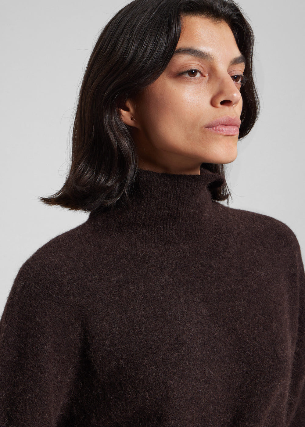 Samsøe Samsøe Nola Turtleneck - Black Coffee - 1