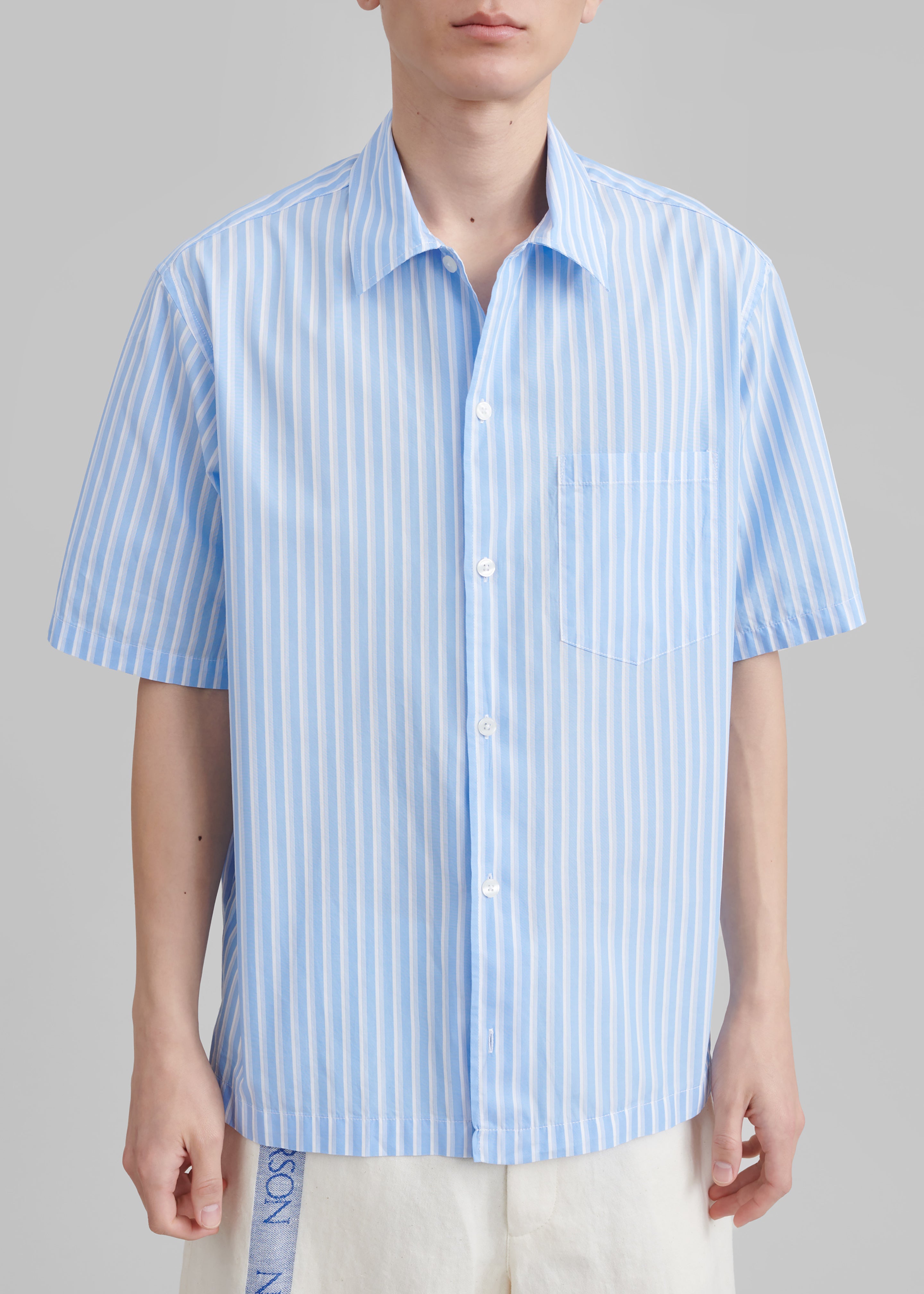 Samsøe Samsøe Saayo P Shirt - Blue St - 4