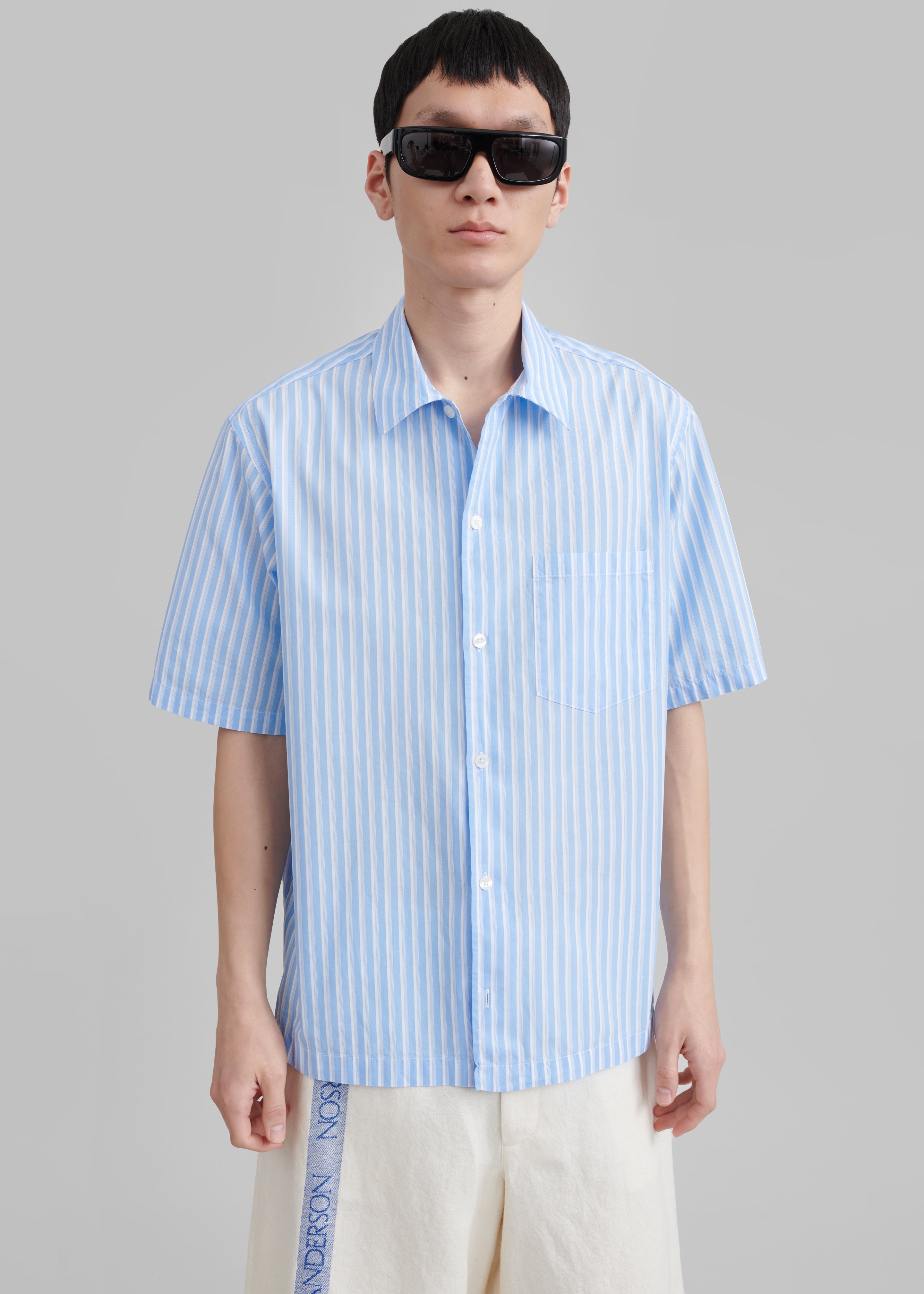 Samsøe Samsøe Saayo P Shirt - Blue St - 5