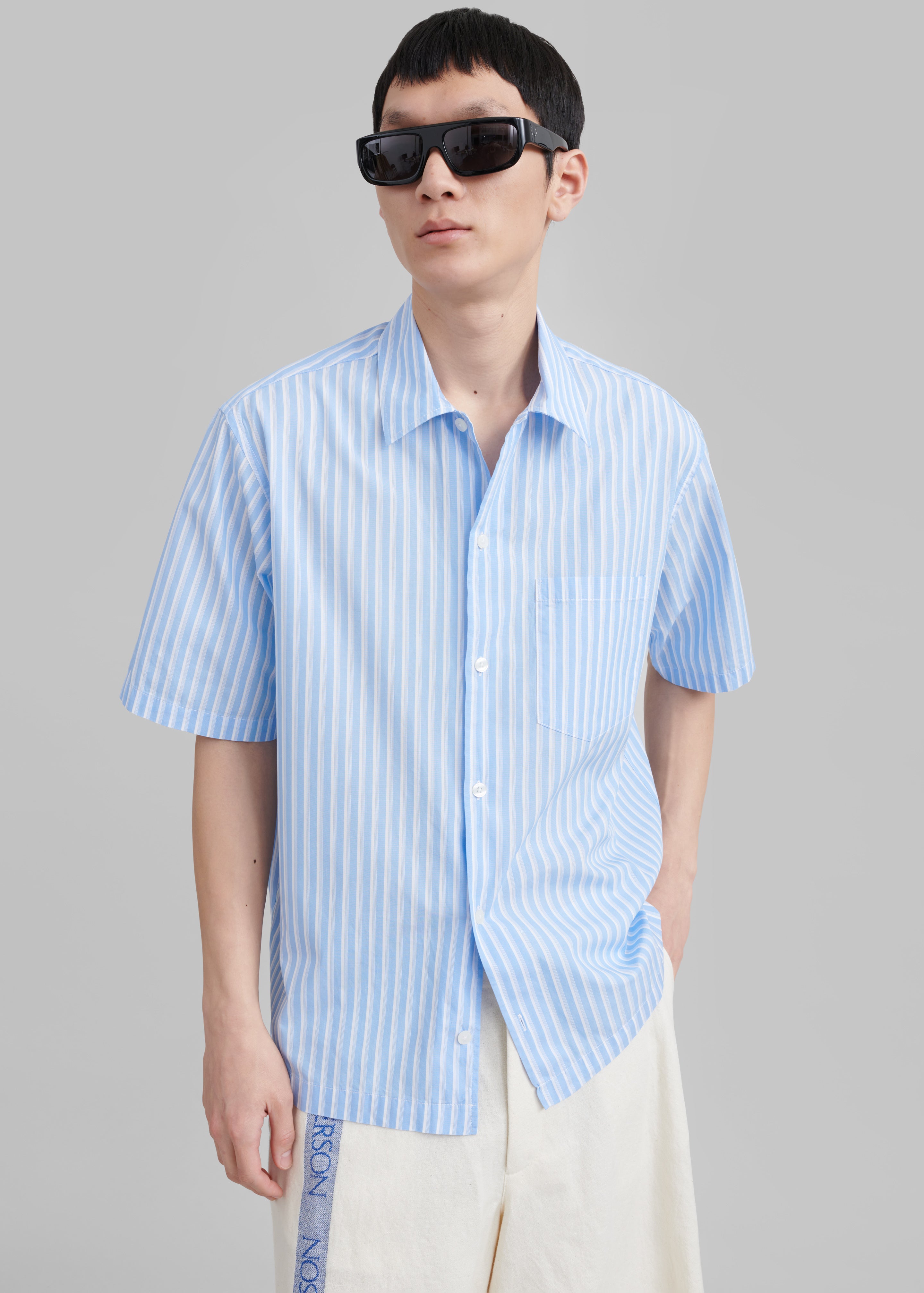 Samsøe Samsøe Saayo P Shirt - Blue St - 3