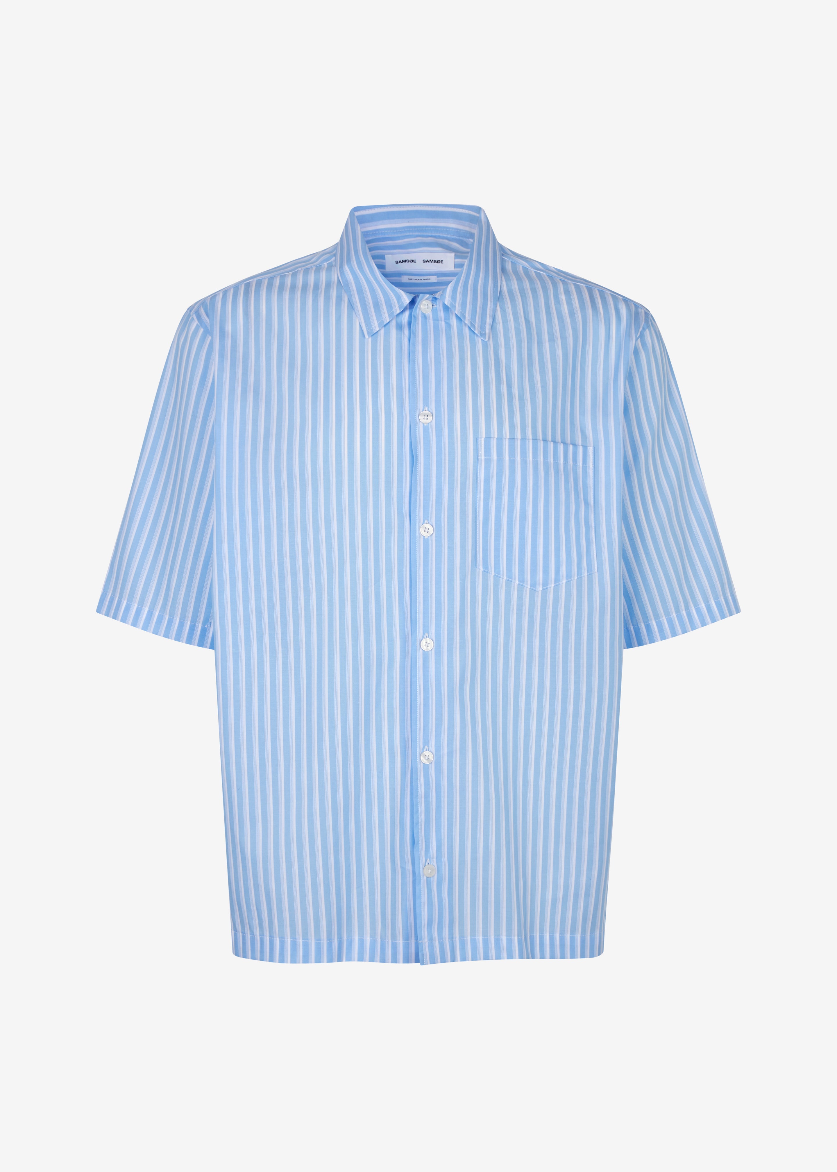 Samsøe Samsøe Saayo P Shirt - Blue St - 8