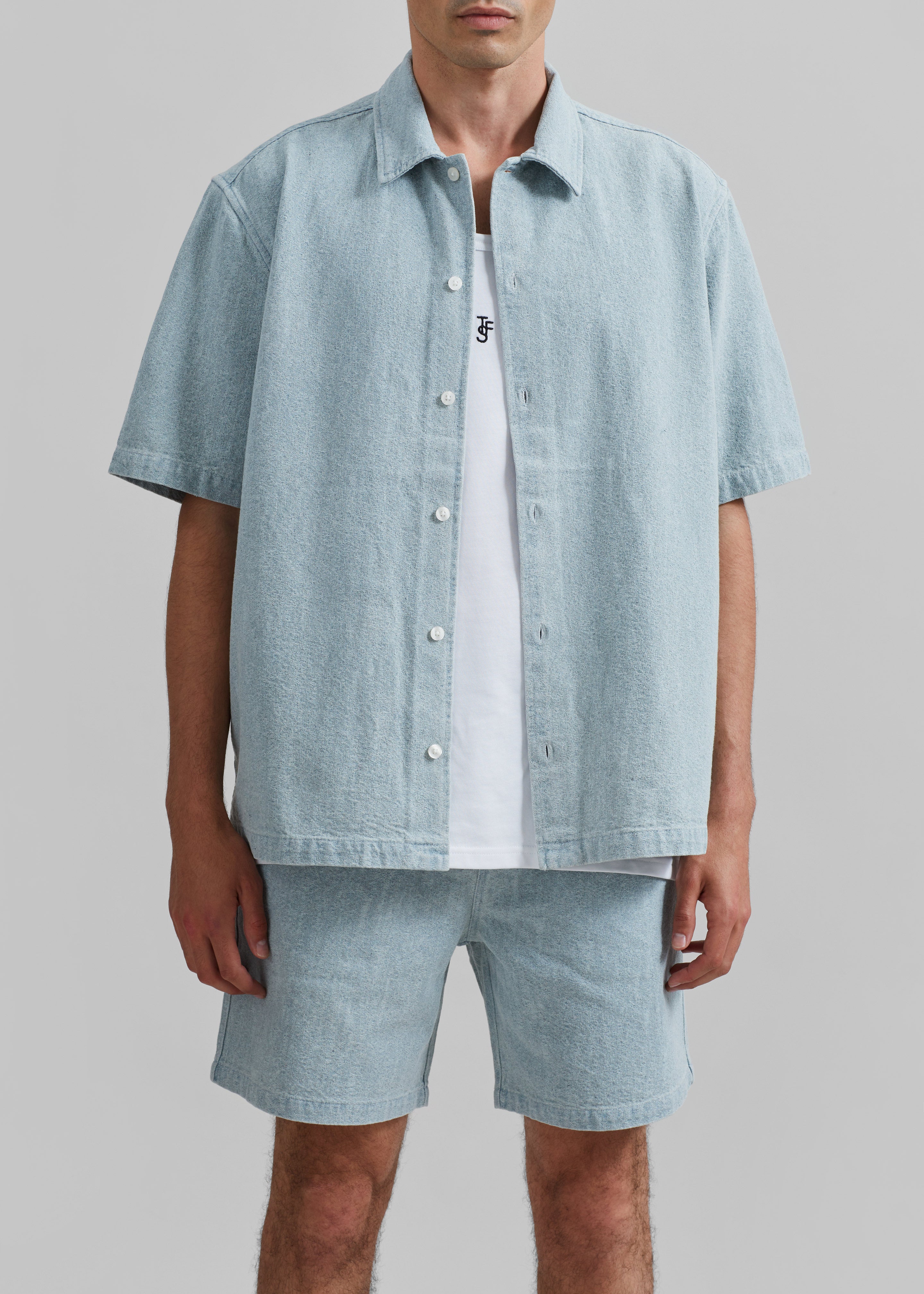 Samsøe Samsøe Saayo X Shirt - Destructed Denim - 3