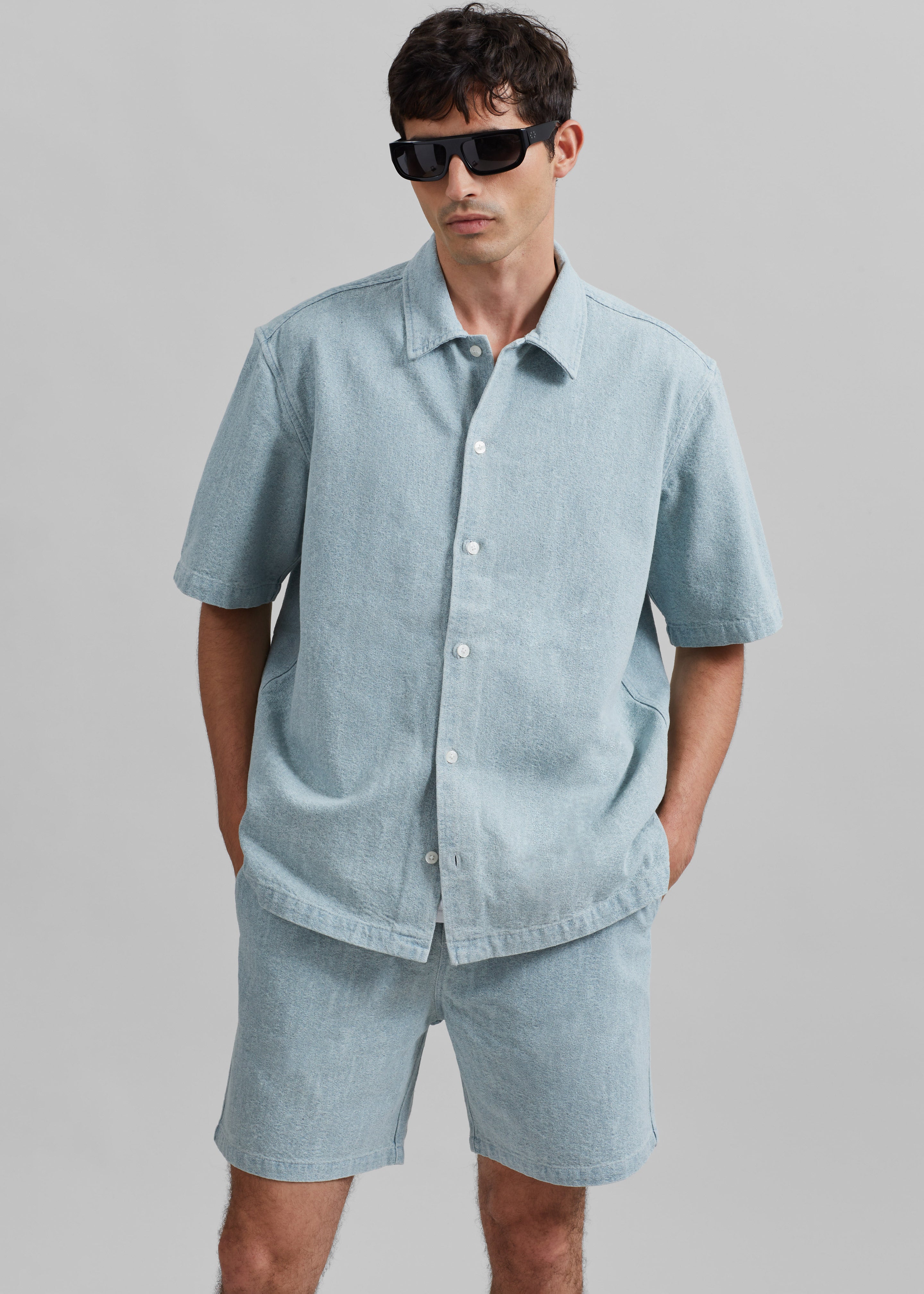 Samsøe Samsøe Saayo X Shirt - Destructed Denim - 7