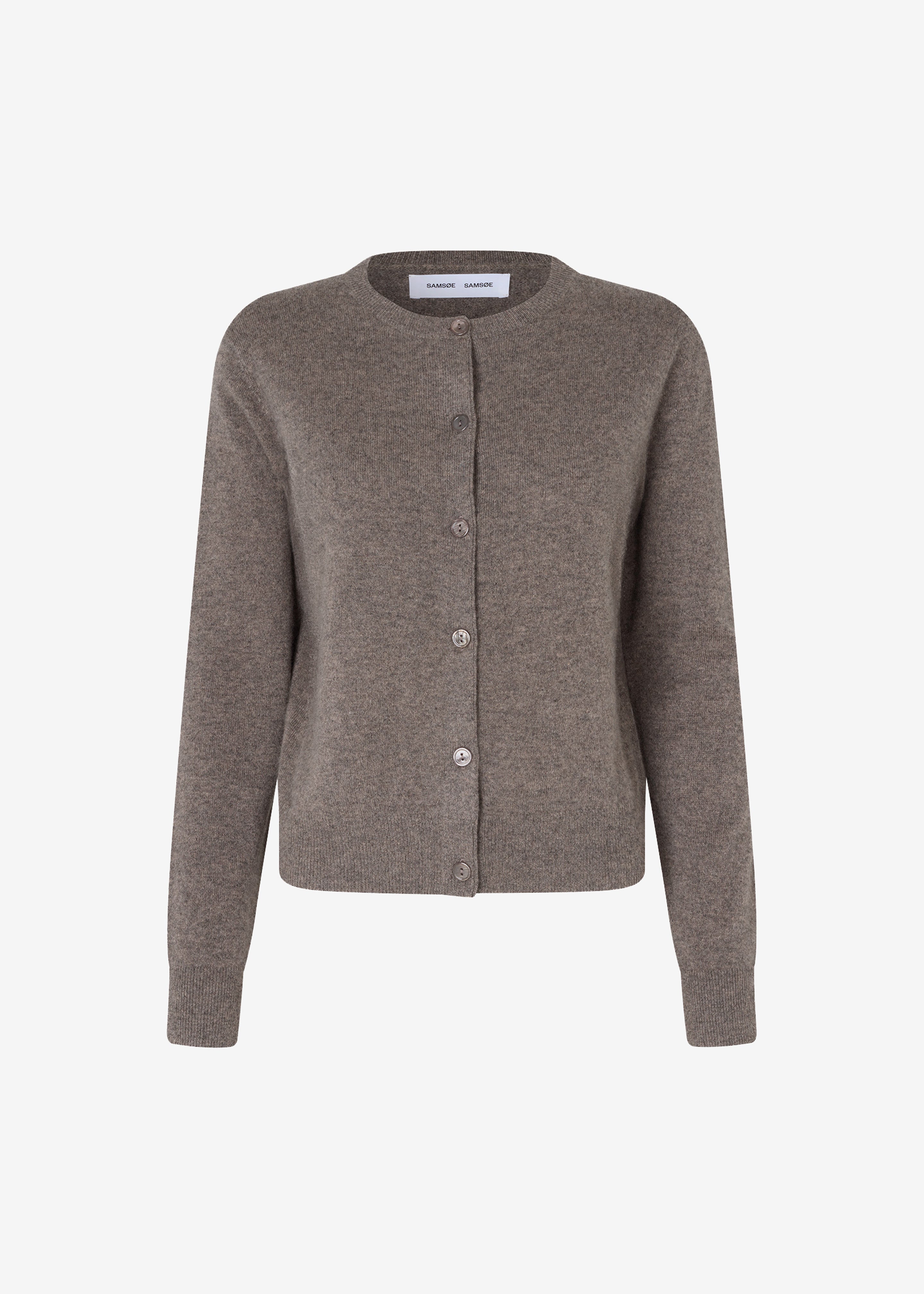 Samsøe Samsøe Saboston Cardigan - Grey Blue Melange - 7