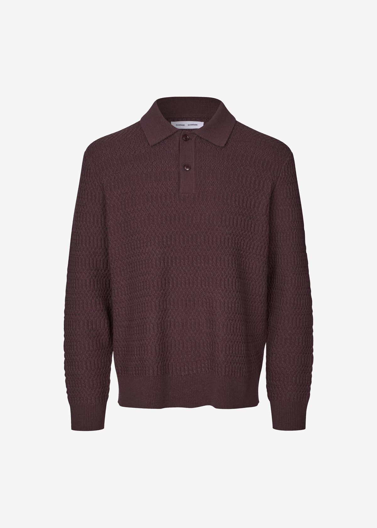 Samsøe Samsøe Sacaiden Polo - Raisin - 5