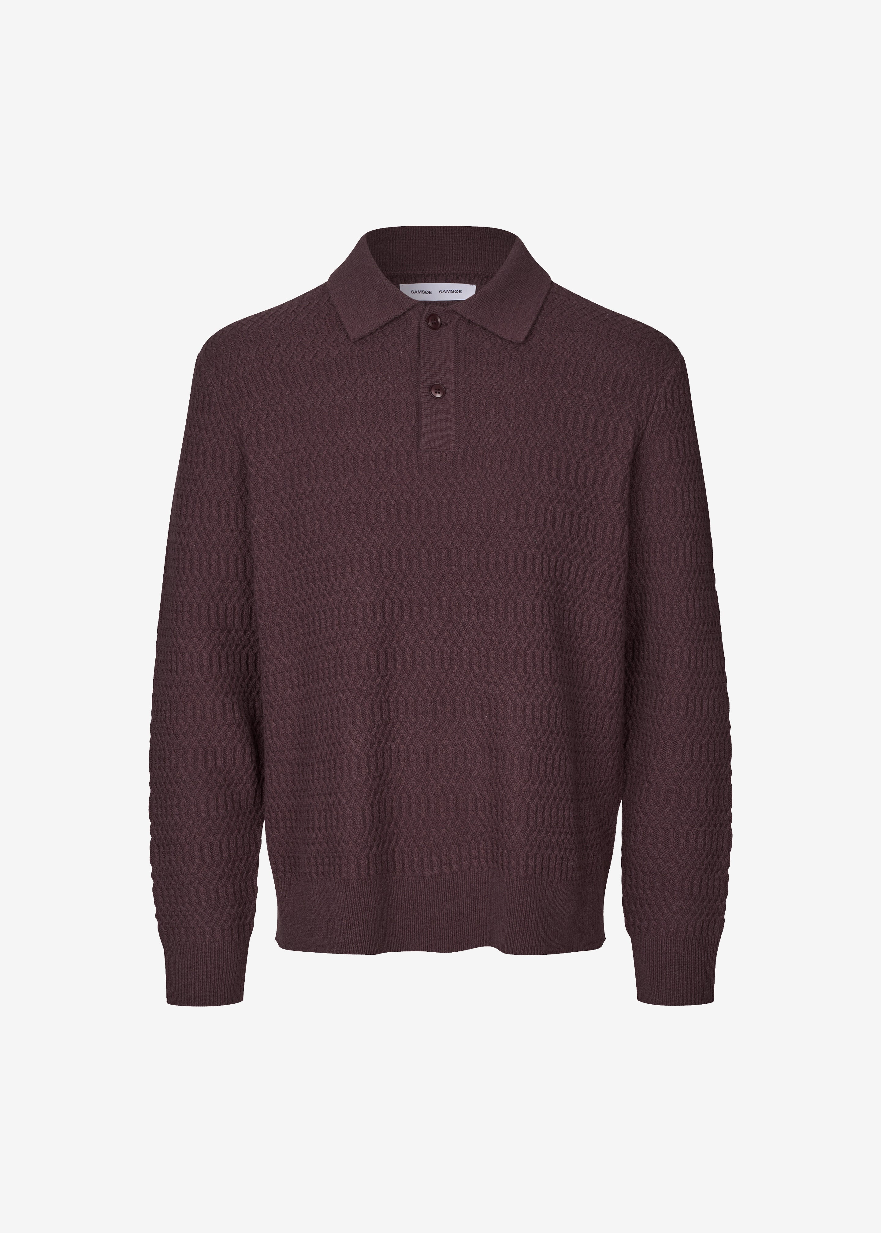Samsøe Samsøe Sacaiden Polo - Raisin - 5