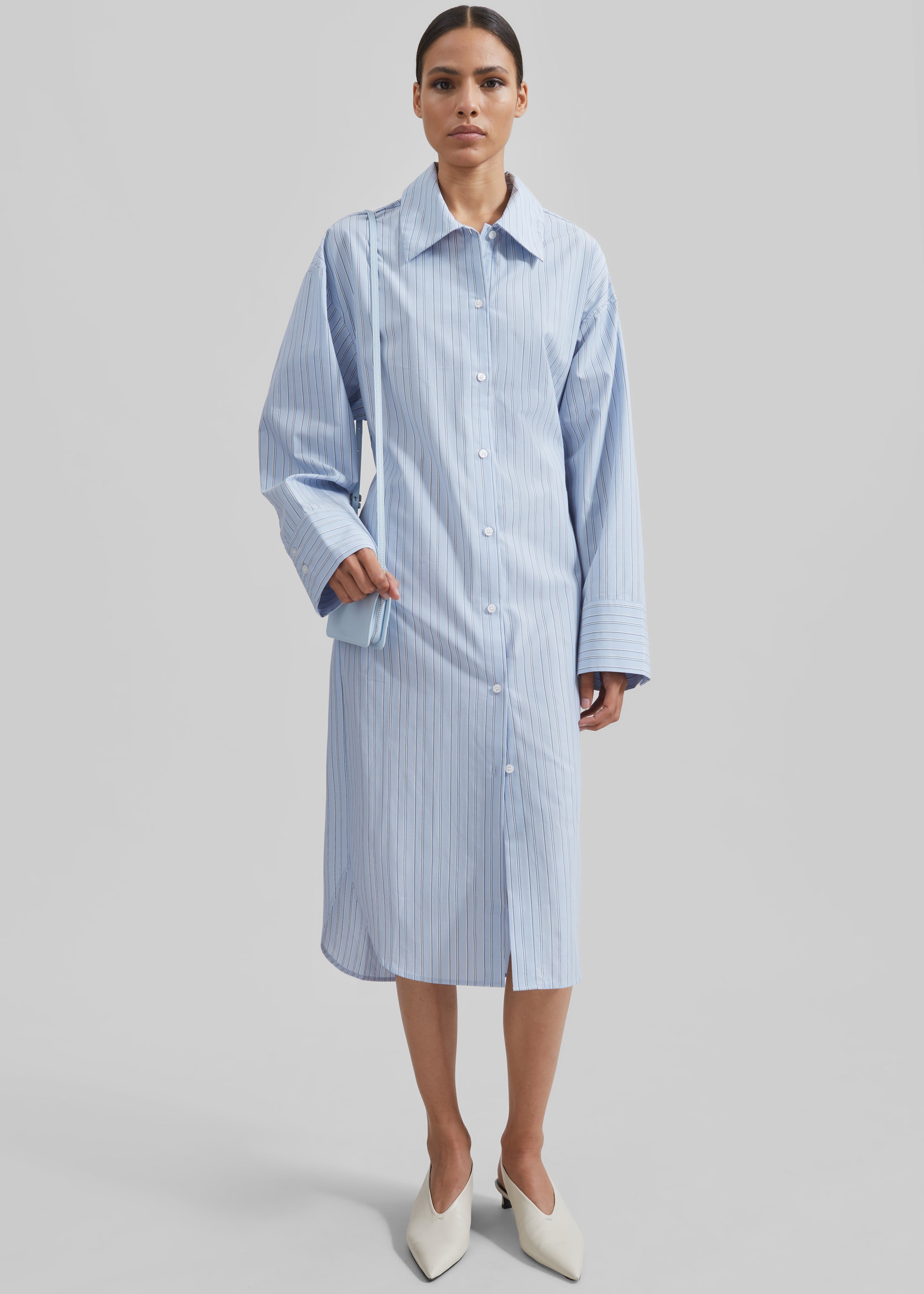 Samsøe Samsøe Sacata Dress - Brunnera Blue Small St - 2