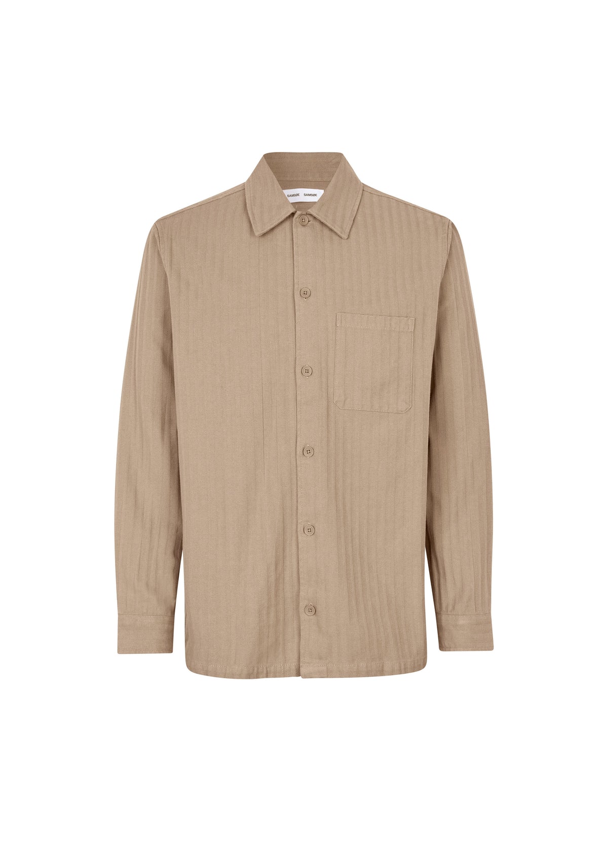 Samsøe Samsøe Sadamon JS Overshirt - Greige - 4