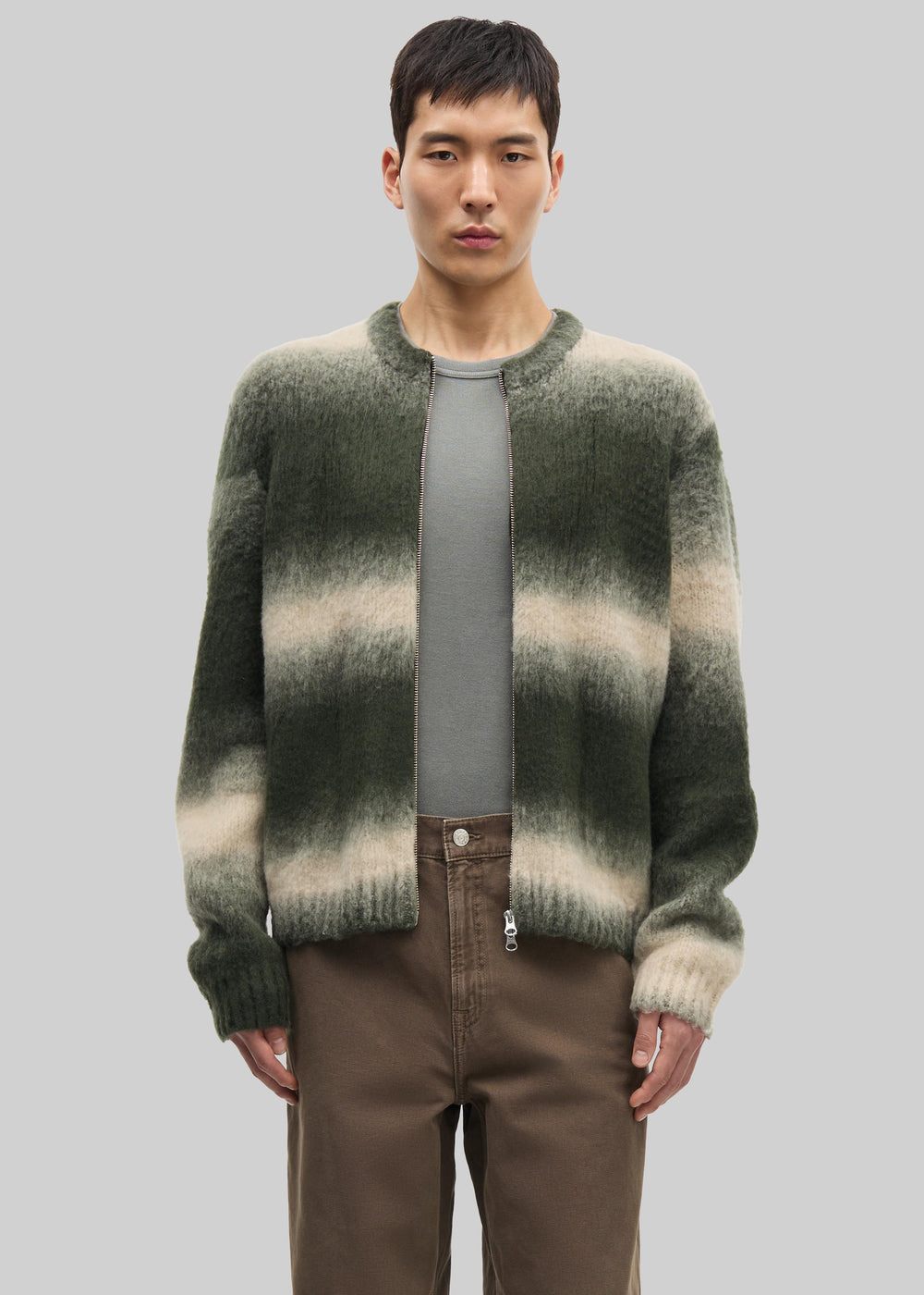 Samsøe Samsøe Safabio Cardigan - Ombre Gray Stripes